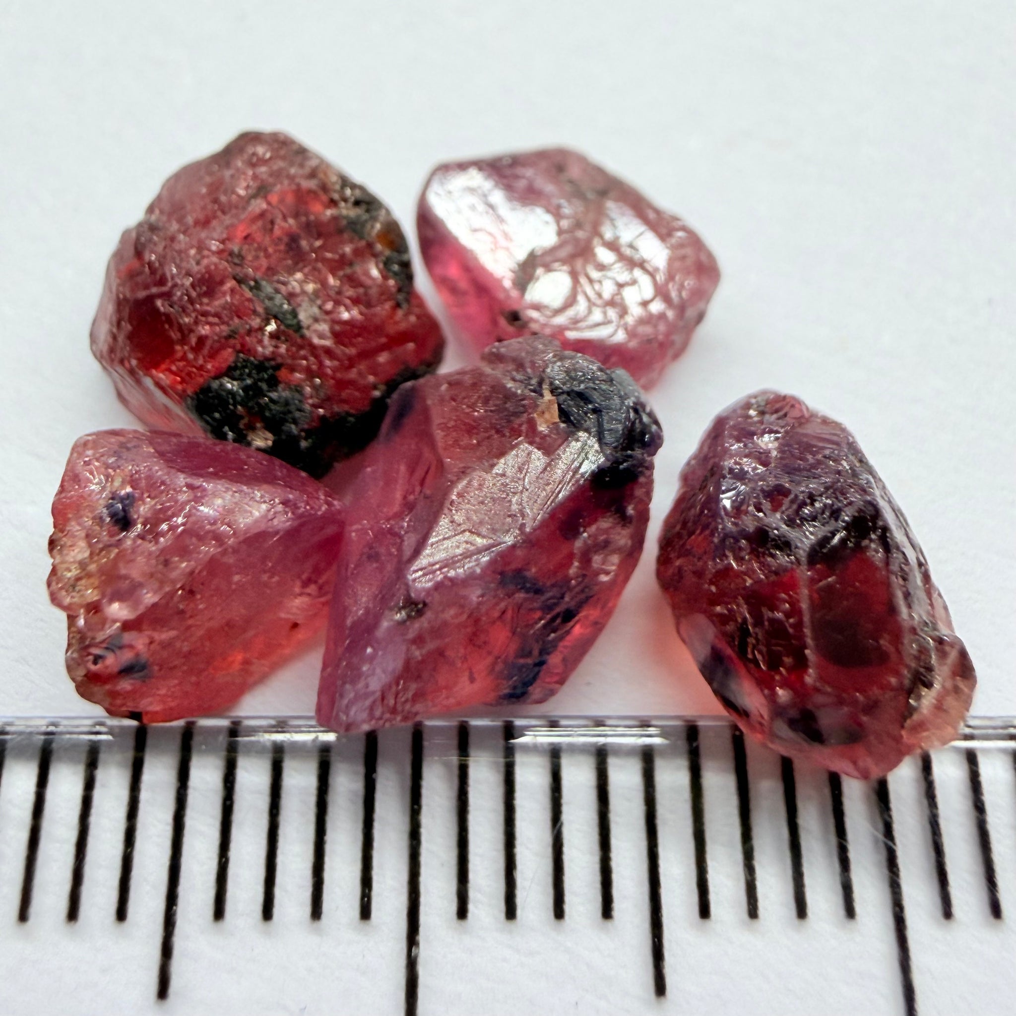 Winza Sapphire Lot, 12.24ct, Winza, Tanzania, Untreated Unheated. Too included to facet but set them in jewellery as is