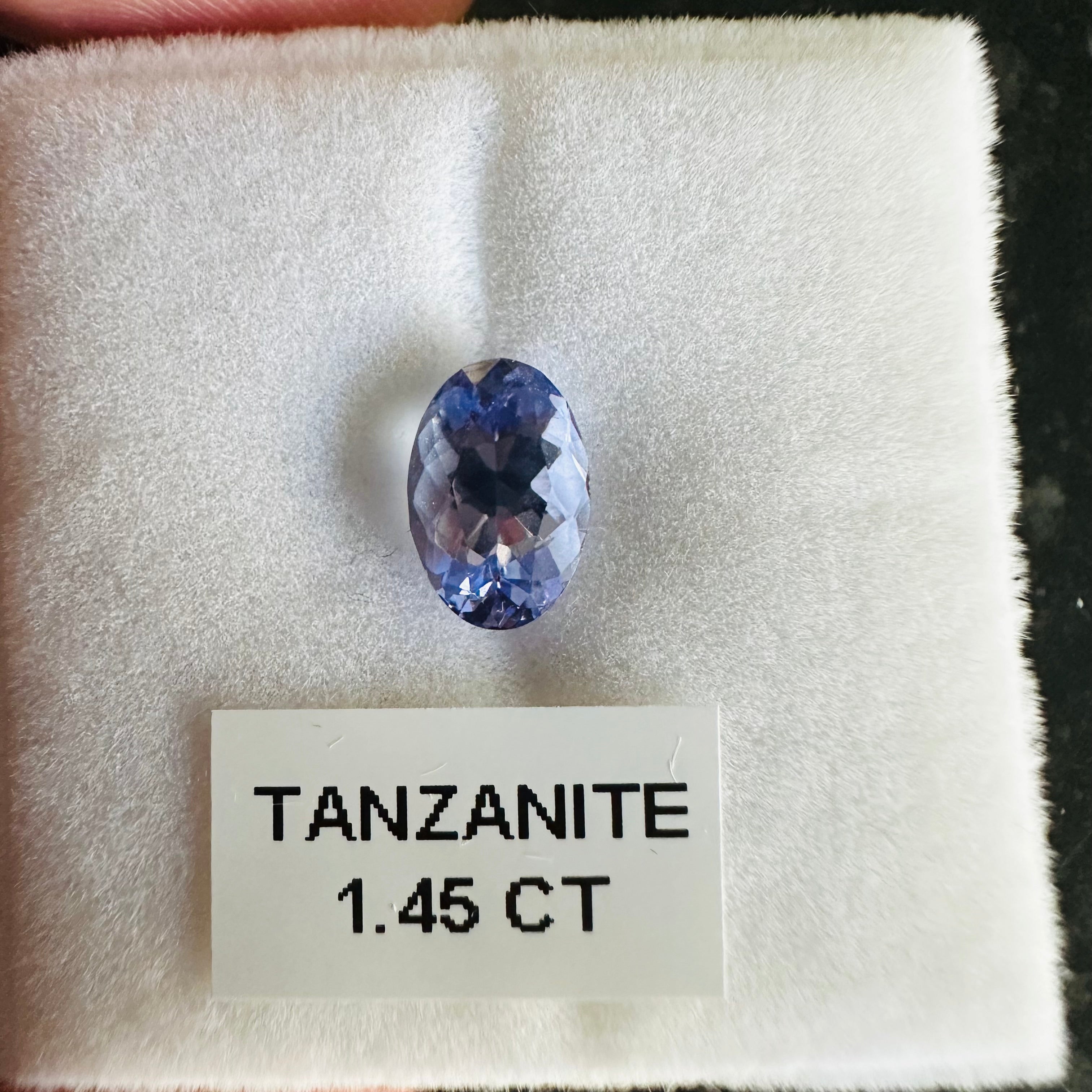1.45ct Tanzanite, Tanzania. Gently Heated