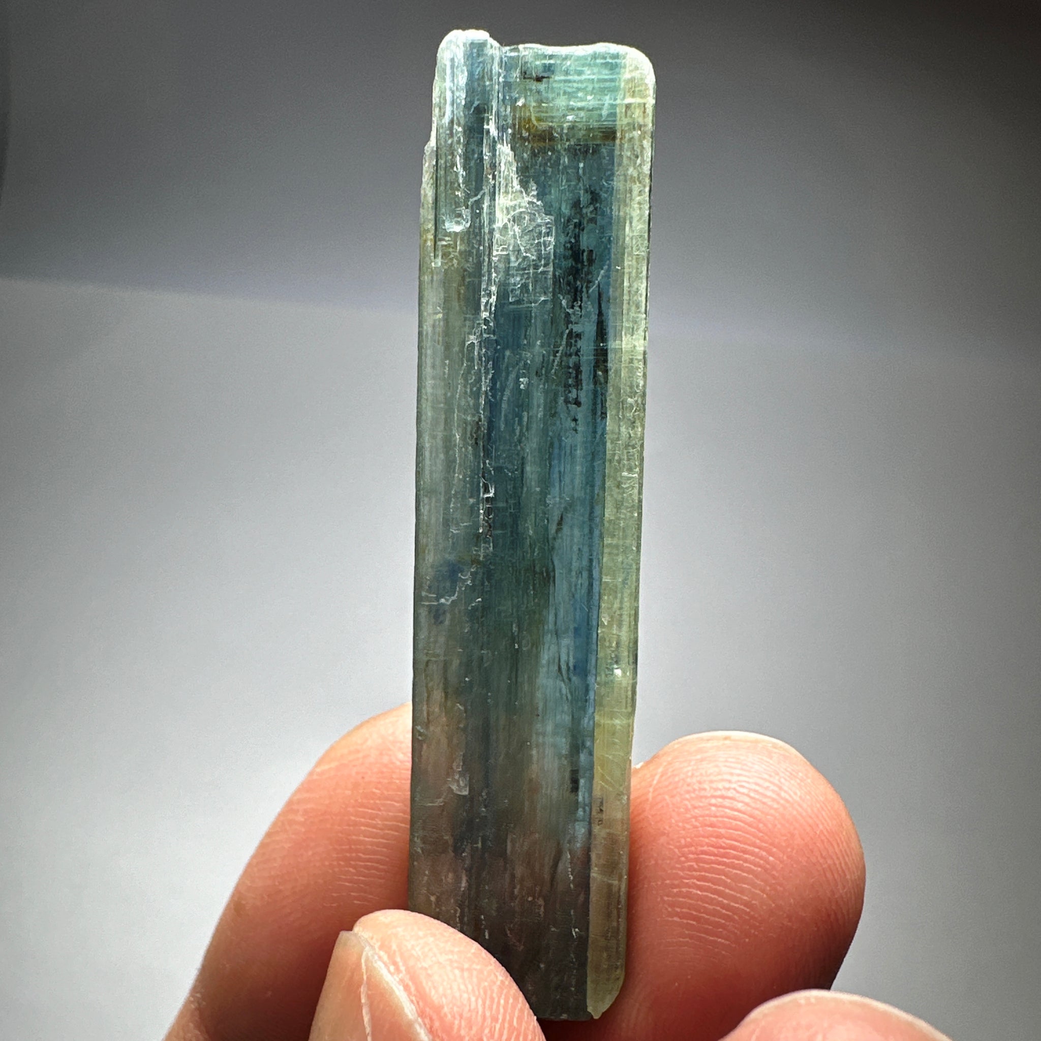 Blue Kyanite Crystal, 54.30ct, Kenya, Untreated Unheated