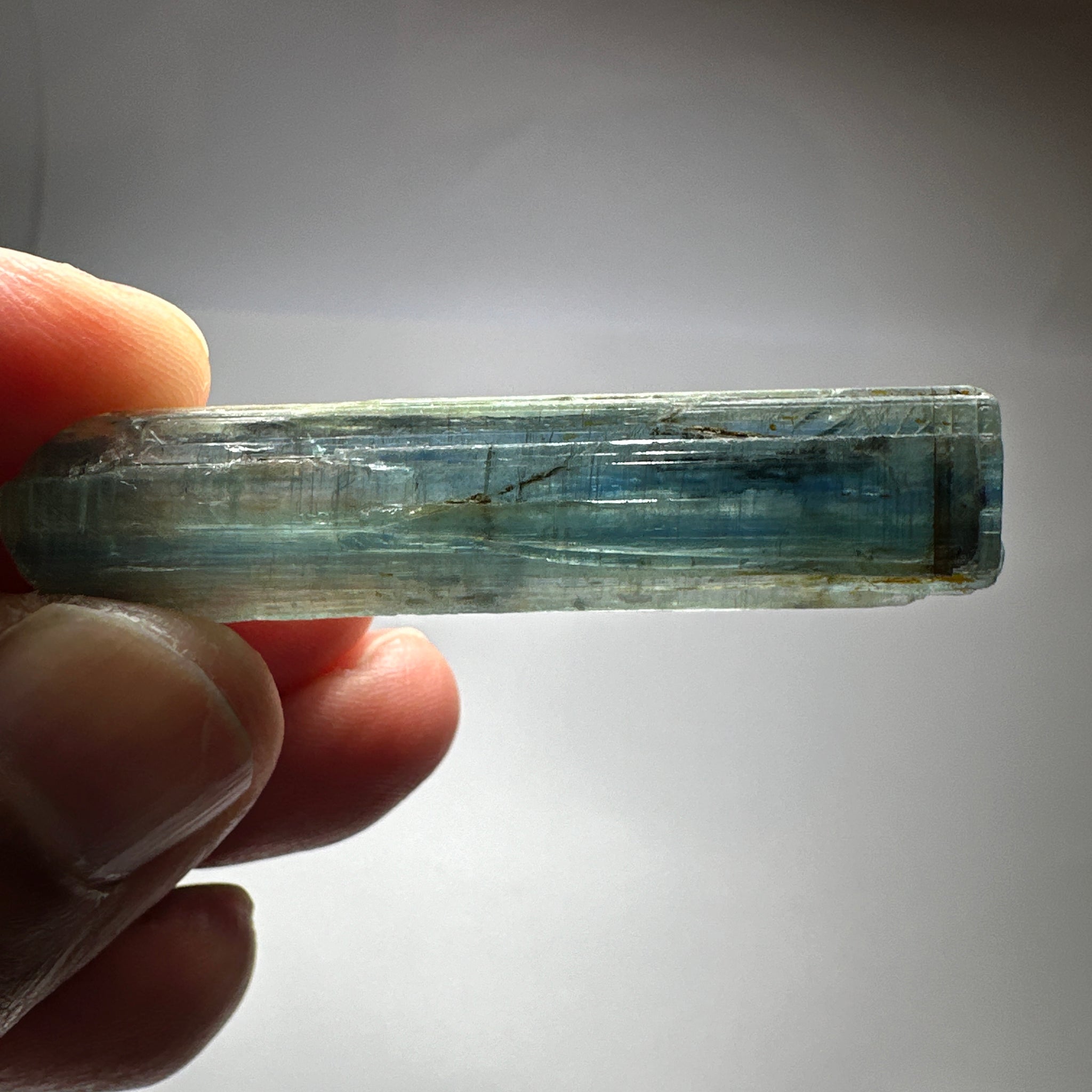 Blue Kyanite Crystal, 54.30ct, Kenya, Untreated Unheated