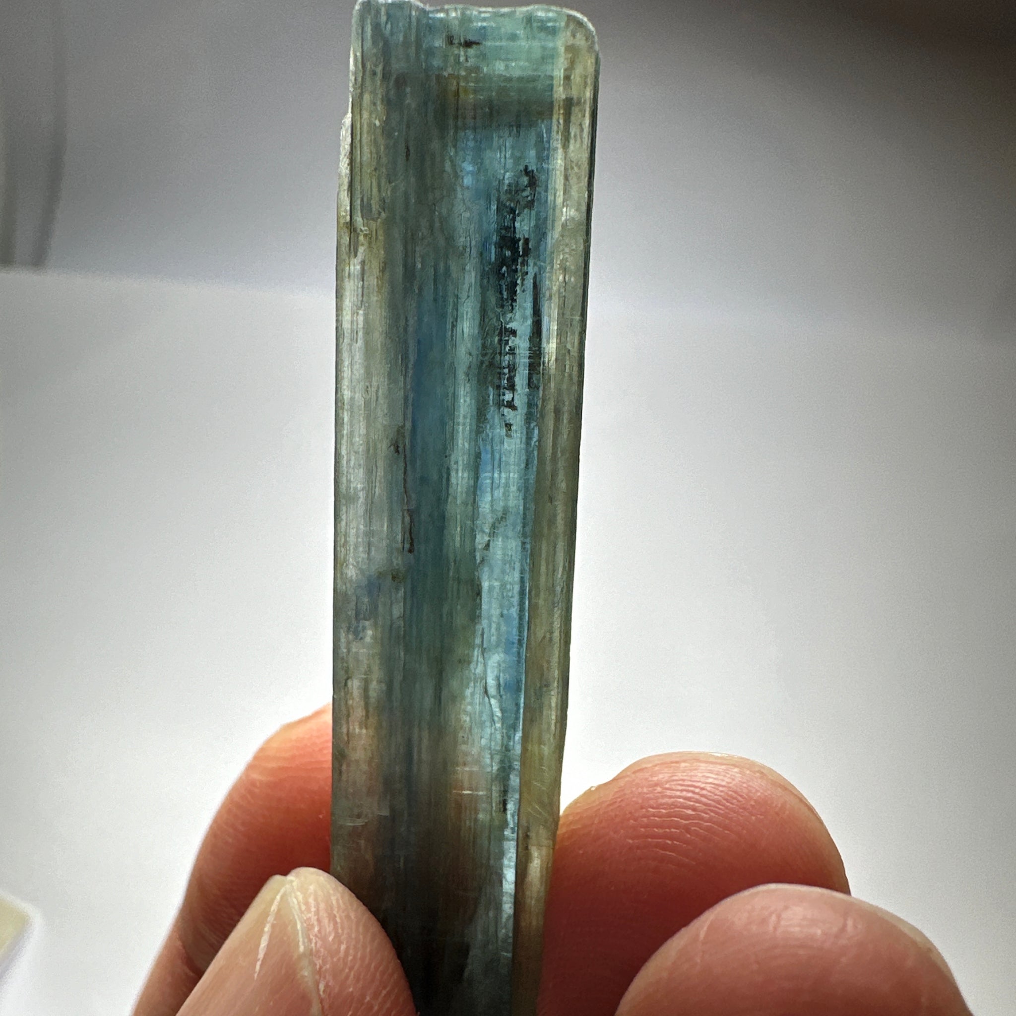 Blue Kyanite Crystal, 54.30ct, Kenya, Untreated Unheated