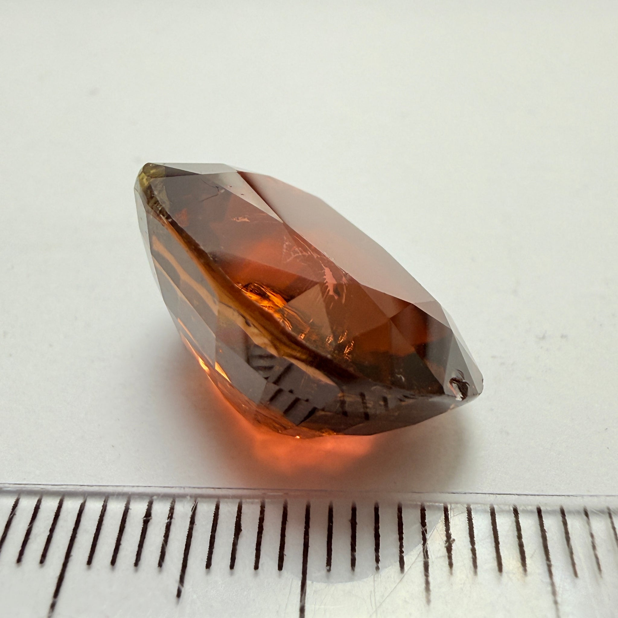 Tourmaline, 20.19ct, Congo, Untreated Unheated, included with slight chips, from an old stock, probably mined in the 80’s, use as is or recut