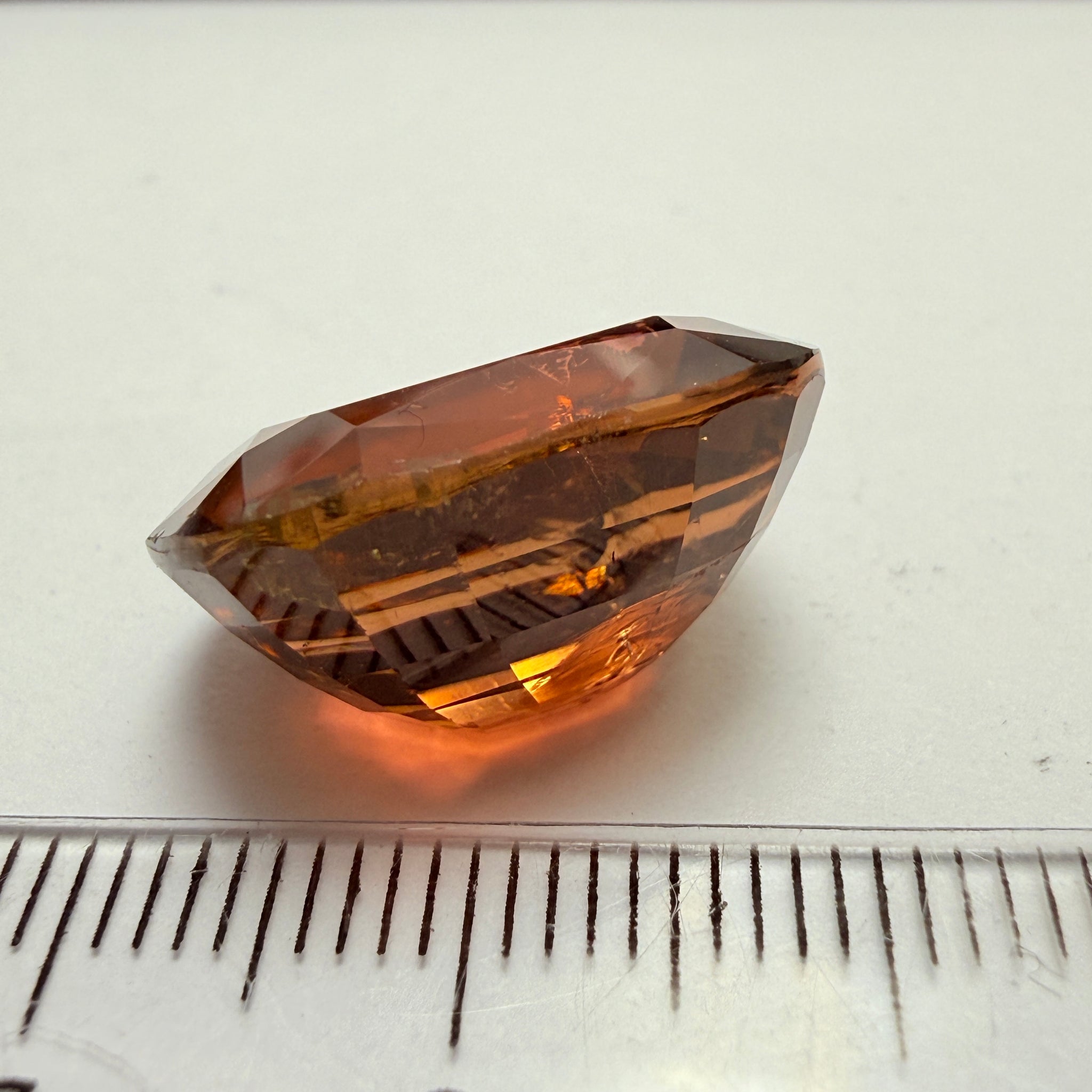 Tourmaline, 20.19ct, Congo, Untreated Unheated, included with slight chips, from an old stock, probably mined in the 80’s, use as is or recut