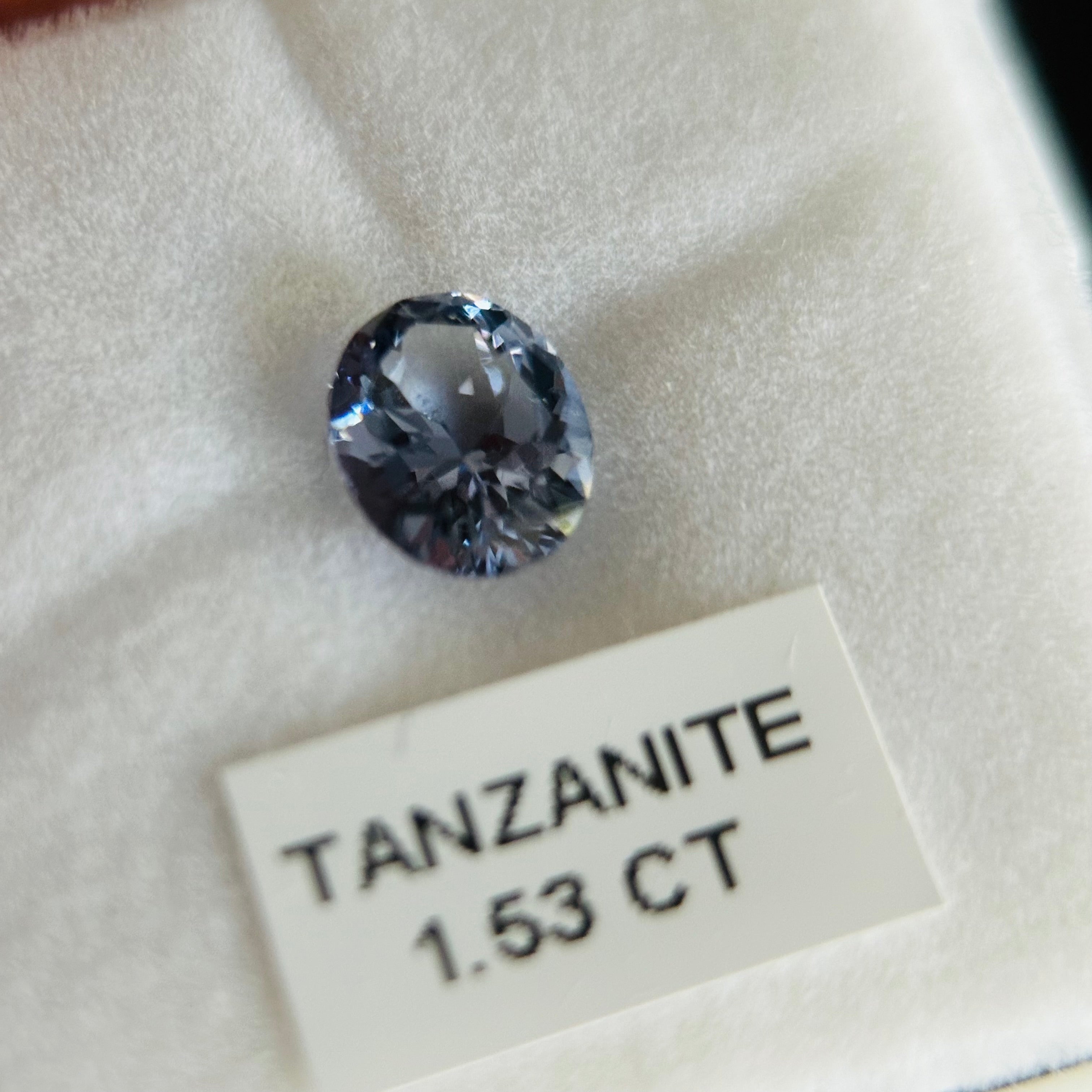 1.53ct Tanzanite, Tanzania. Gently Heated