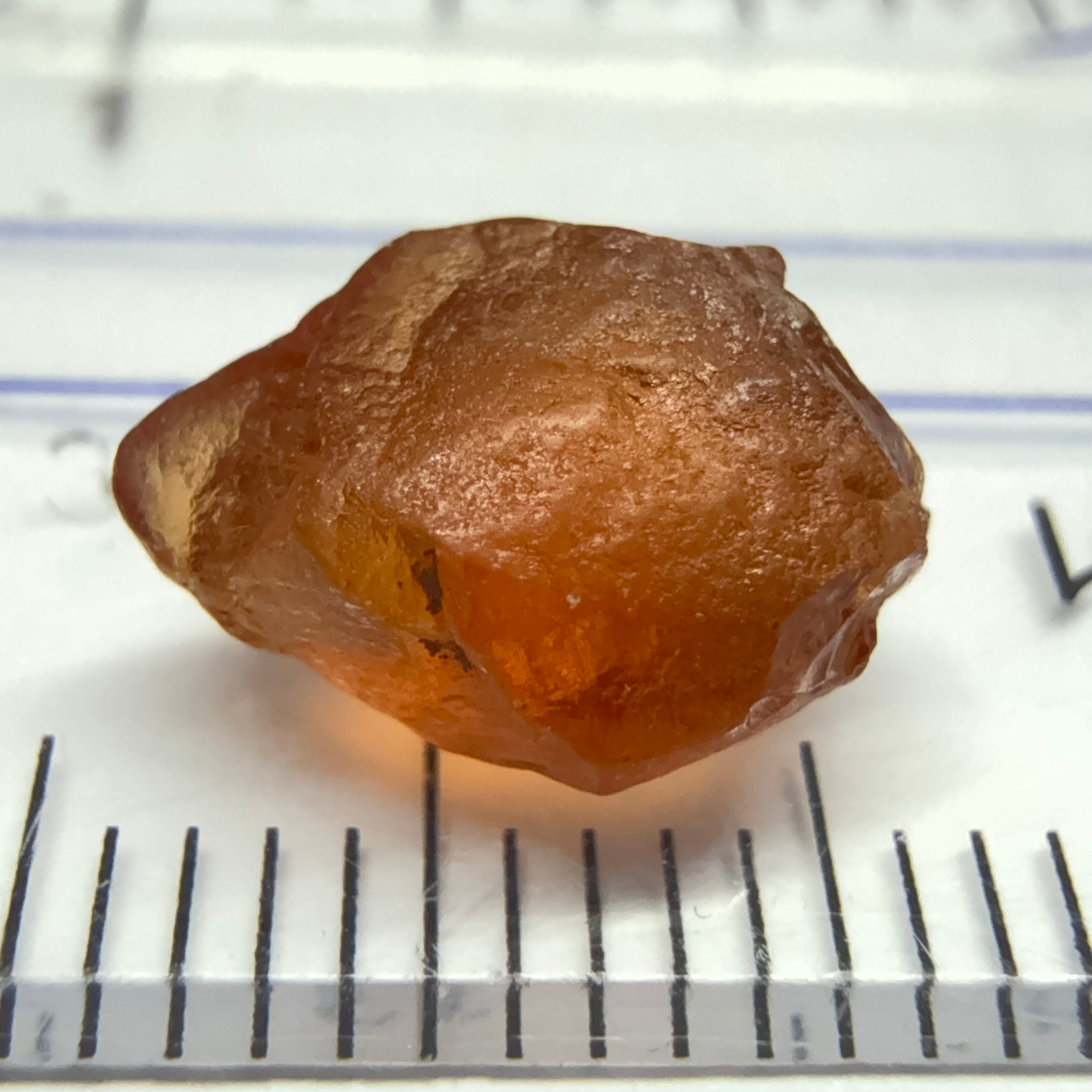 Malaya Garnet, 3.01ct, Tanzania, Untreated Unheated. VVS - IF