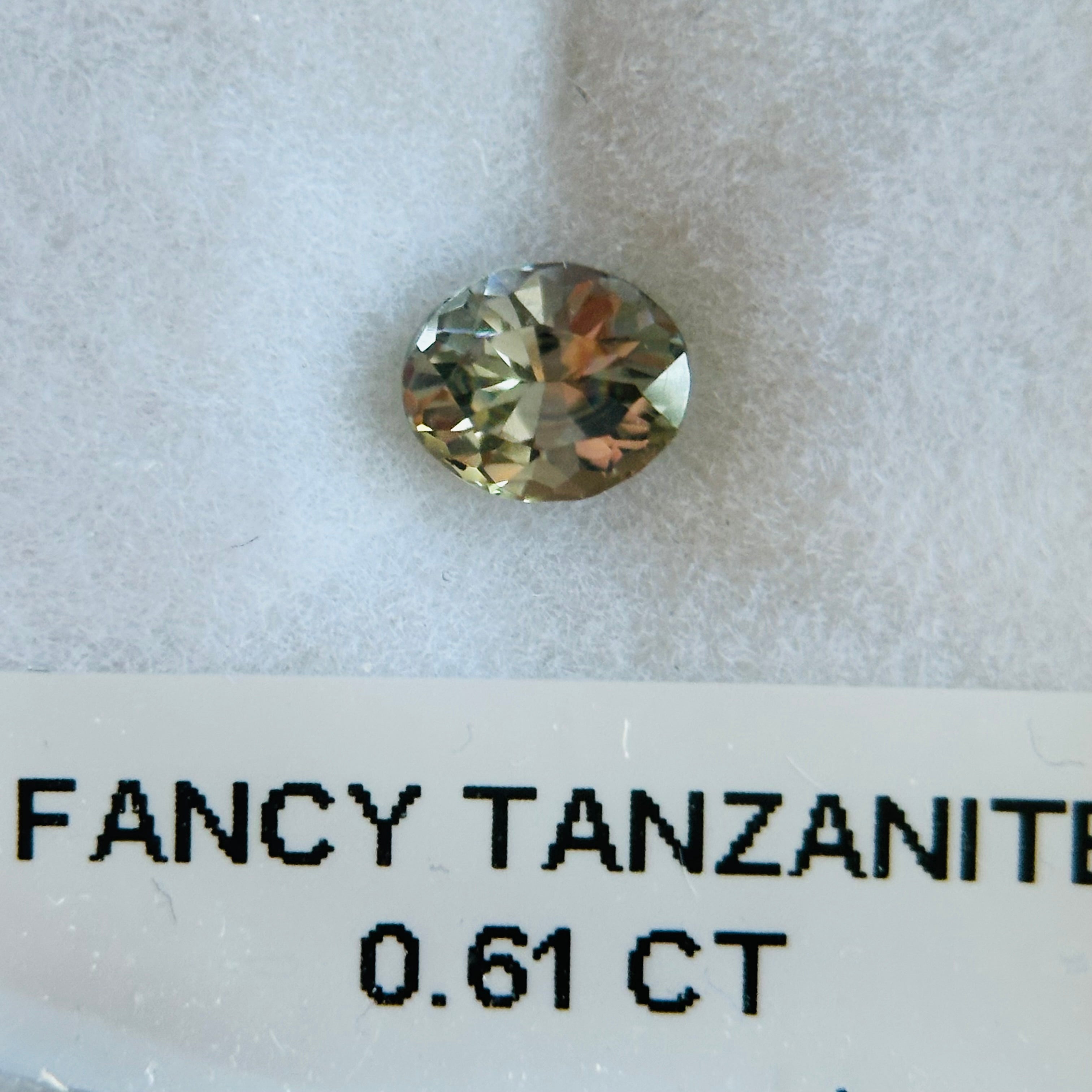 0.61ct Fancy Tanzanite, Tanzania. Unheated Untreated