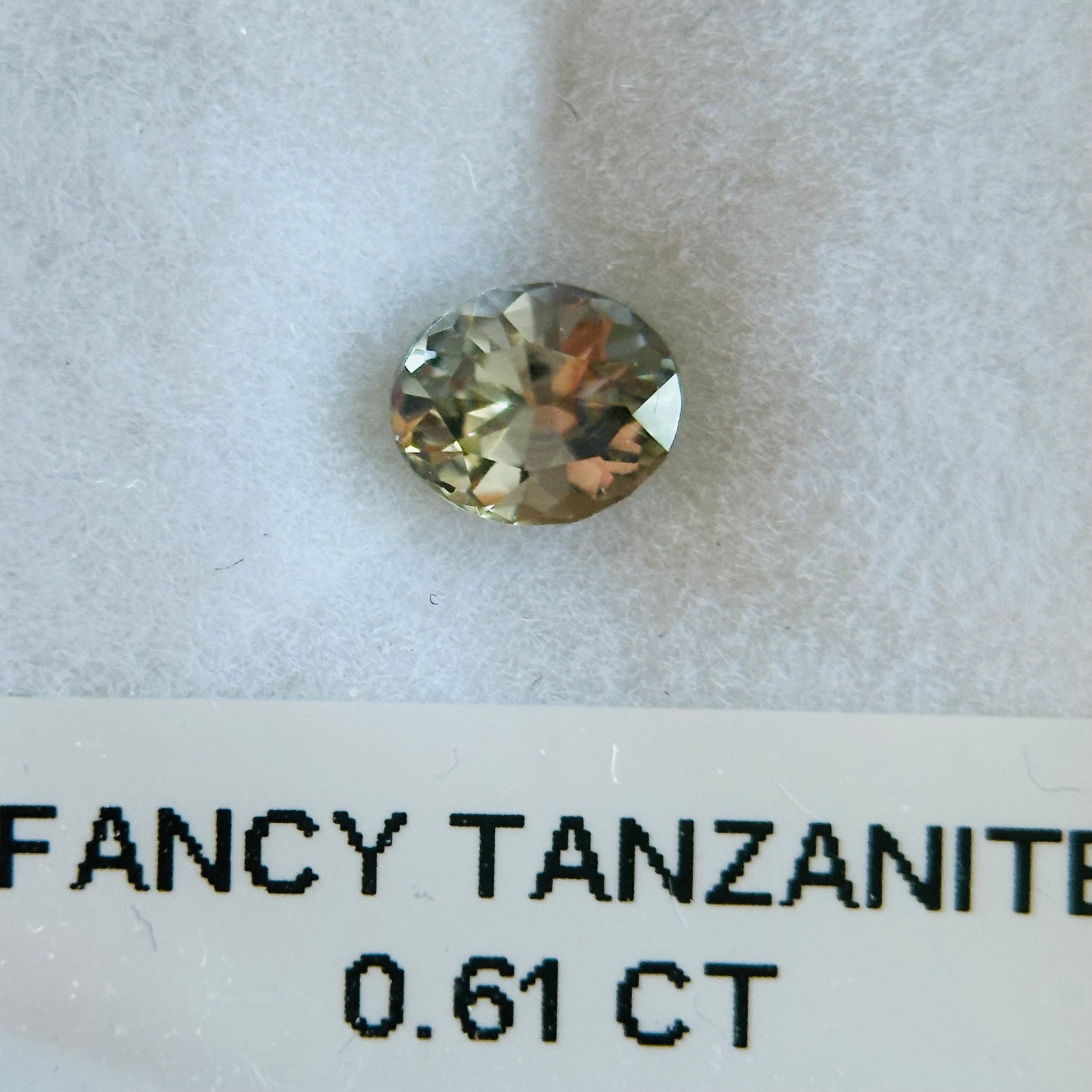 0.61ct Fancy Tanzanite, Tanzania. Unheated Untreated