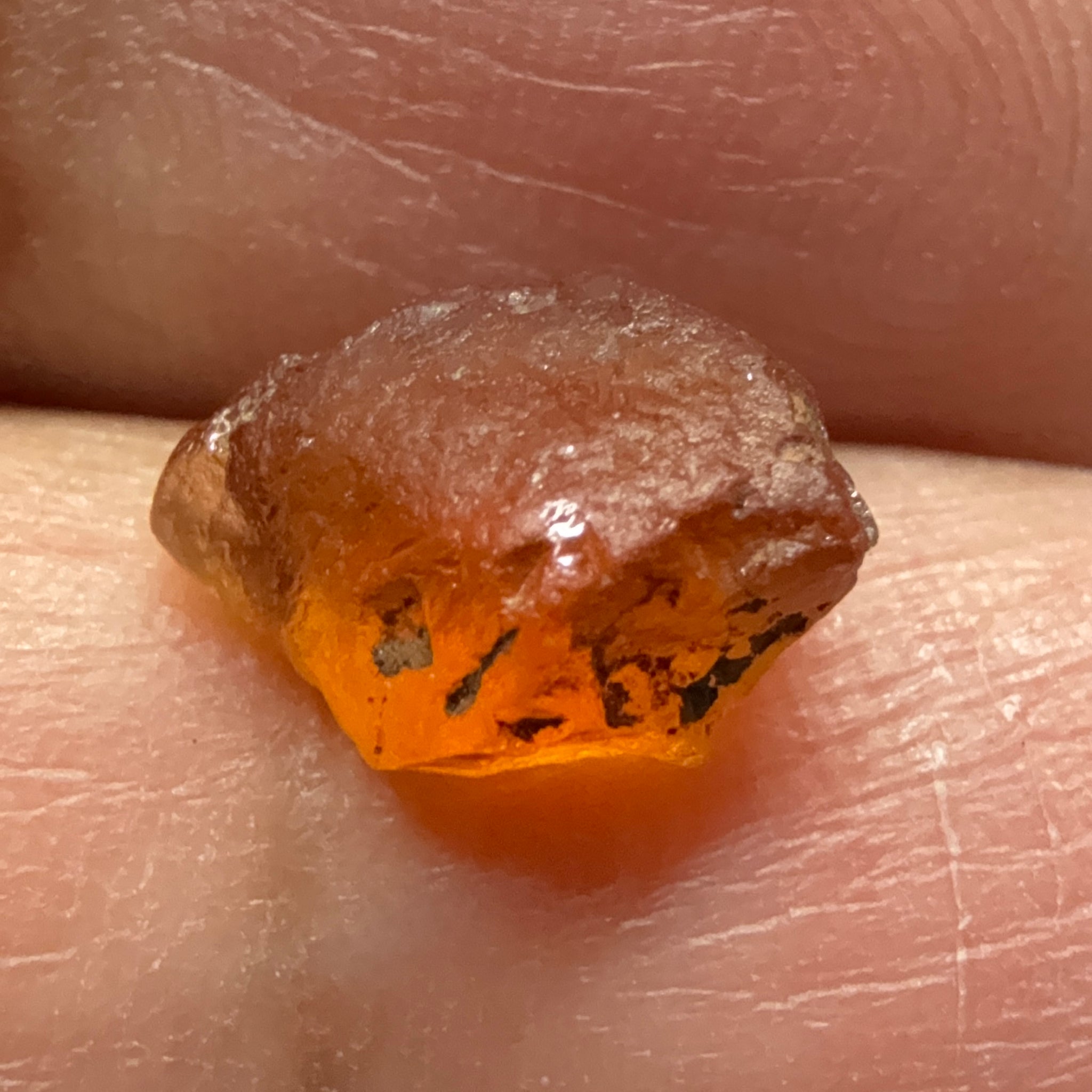 Malaya Garnet, 3.01ct, Tanzania, Untreated Unheated. VVS - IF