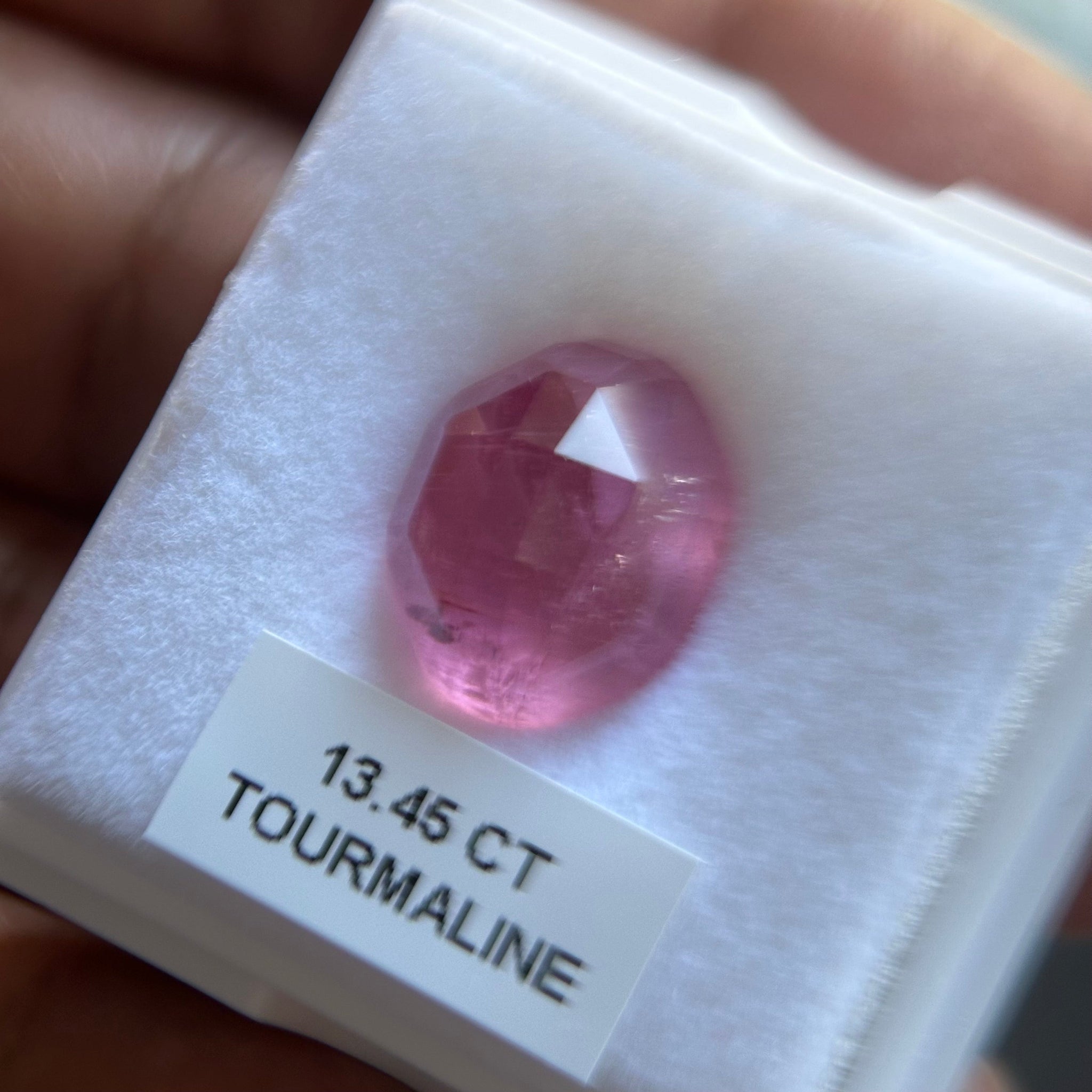 Congo Tourmaline, 13.45ct, Untreated Unheated, see it in different lights