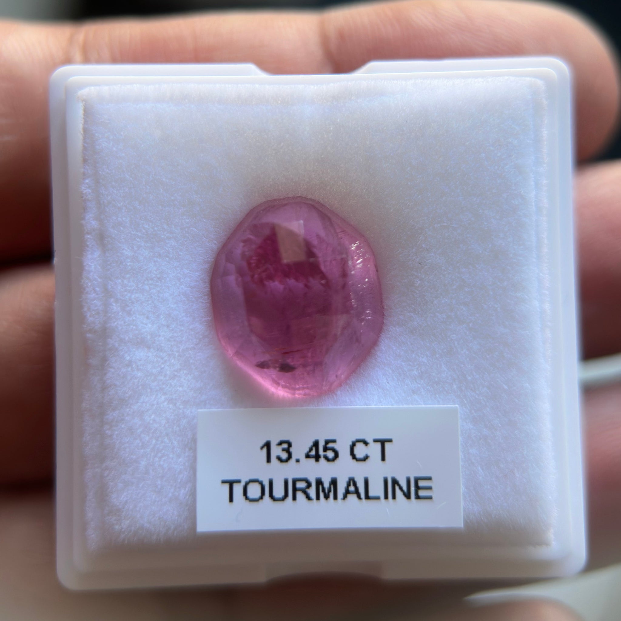 Congo Tourmaline, 13.45ct, Untreated Unheated, see it in different lights