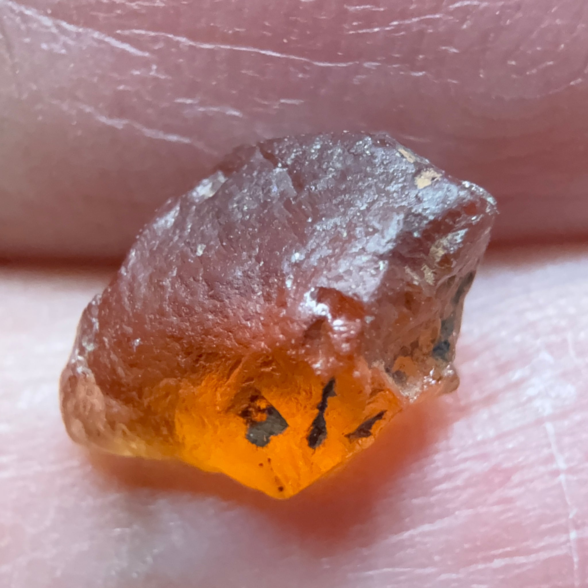 Malaya Garnet, 3.01ct, Tanzania, Untreated Unheated. VVS - IF