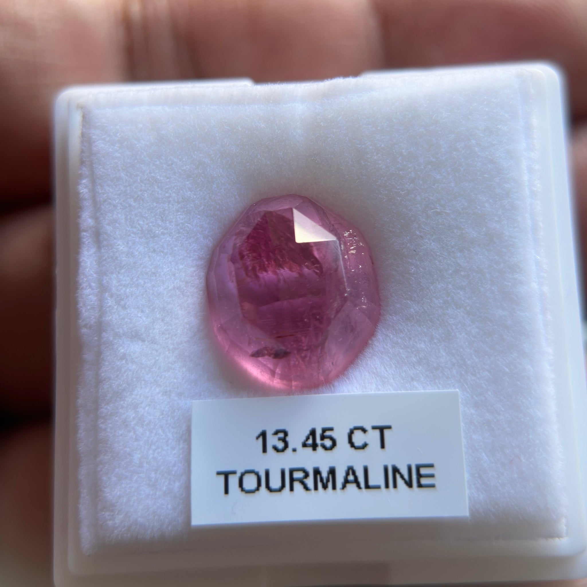 Congo Tourmaline, 13.45ct, Untreated Unheated, see it in different lights