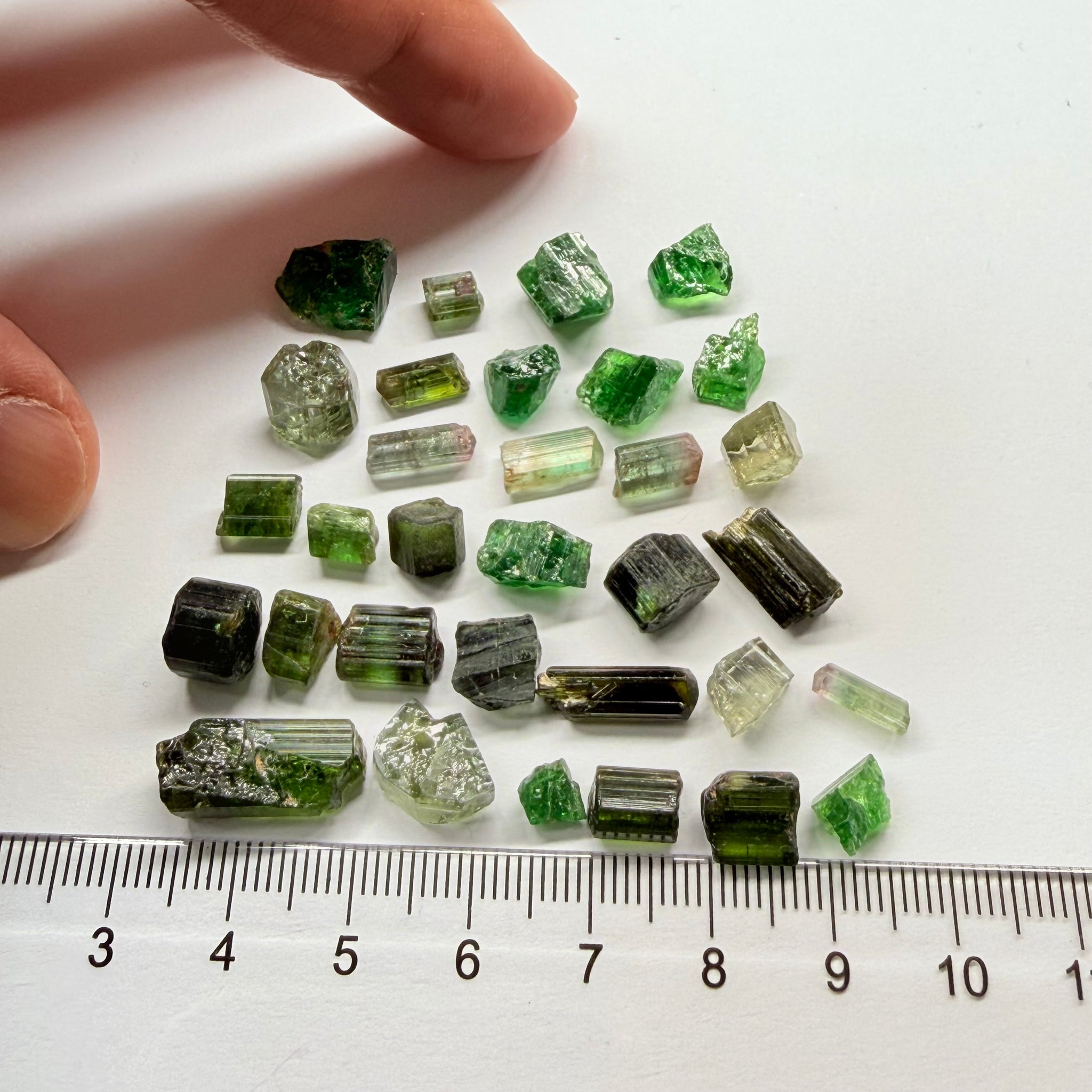 Tourmaline Crystal Specimen Lot from Landanai, 17.40gm / 87.00ct, Landanai, Tanzania, Untreated Unheated, specimen lot from the locale, not for faceting