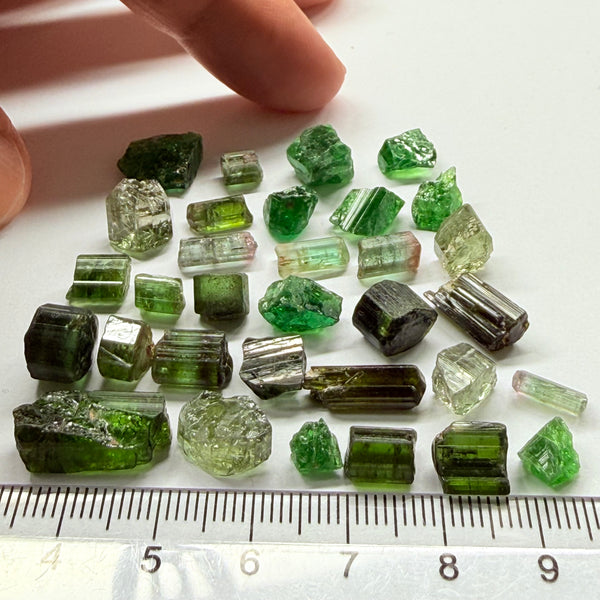 Tourmaline Crystal Specimen Lot from Landanai, 17.40gm / 87.00ct, Landanai, Tanzania, Untreated Unheated, specimen lot from the locale, not for faceting