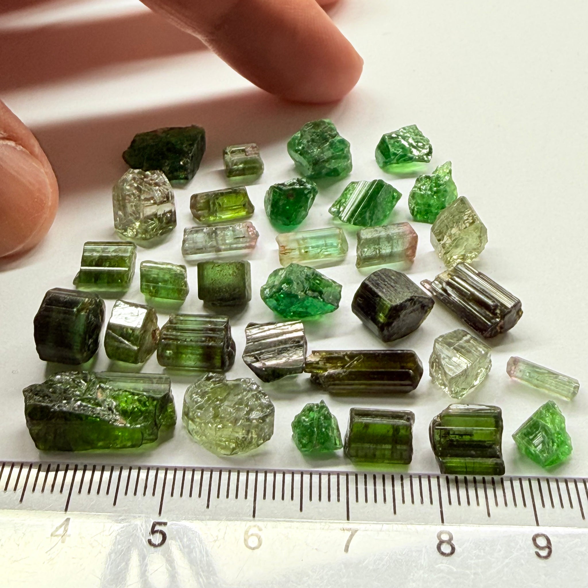 Tourmaline Crystal Specimen Lot from Landanai, 17.40gm / 87.00ct, Landanai, Tanzania, Untreated Unheated, specimen lot from the locale, not for faceting