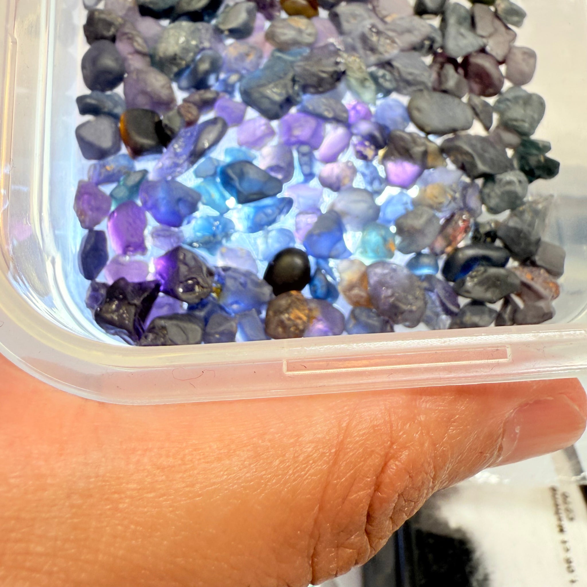 Very Dark Mozambique Spinel Lot, 57.40gm / 287ct, Mozambique, Untreated Unheated, very very dark, see all photos and vids. See pictures in hand to get exactly how dark the colour is