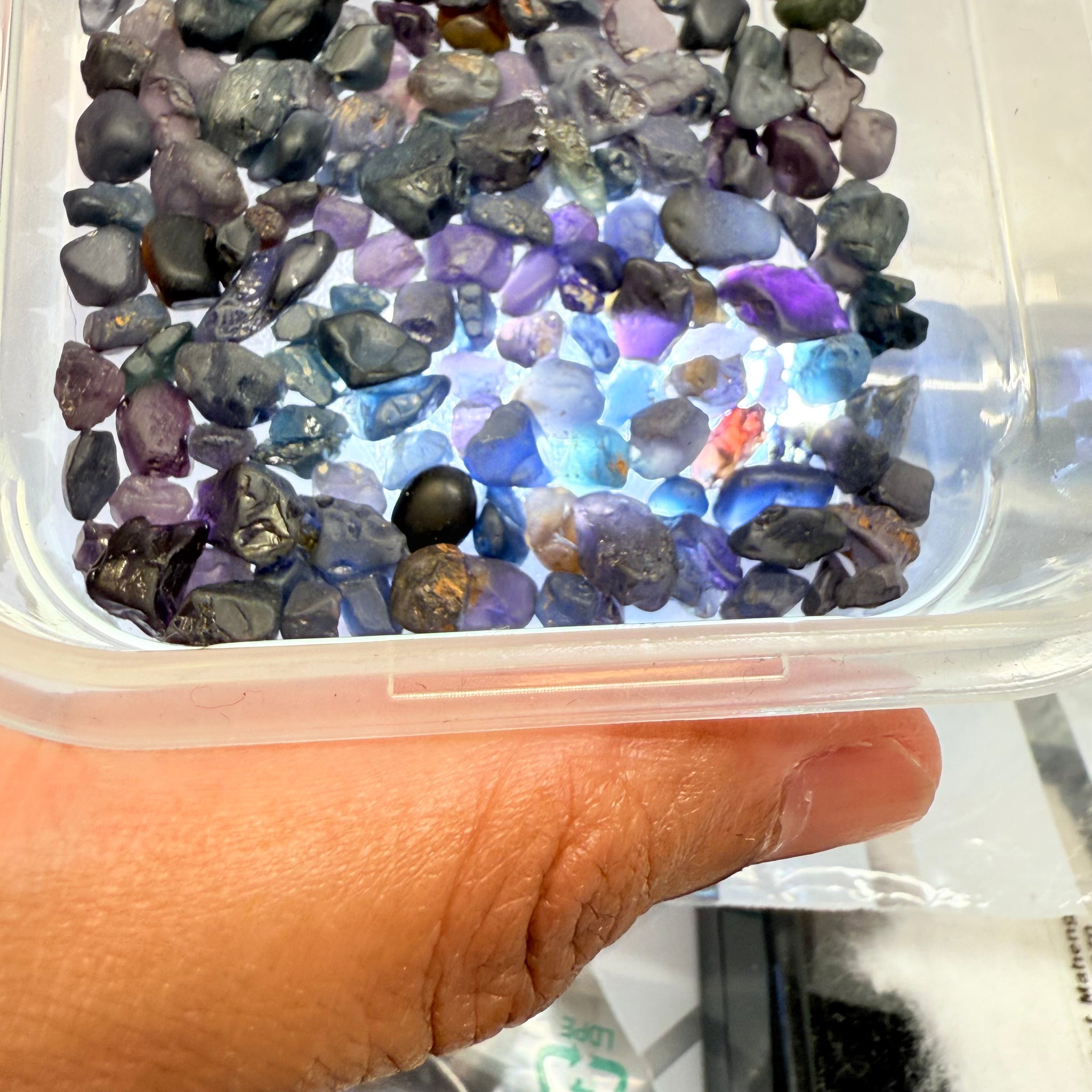 Very Dark Mozambique Spinel Lot, 57.40gm / 287ct, Mozambique, Untreated Unheated, very very dark, see all photos and vids. See pictures in hand to get exactly how dark the colour is