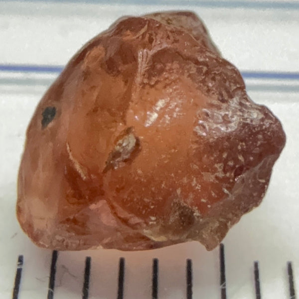 Malaya Garnet, 2.46ct, Tanzania, Untreated Unheated. VVS