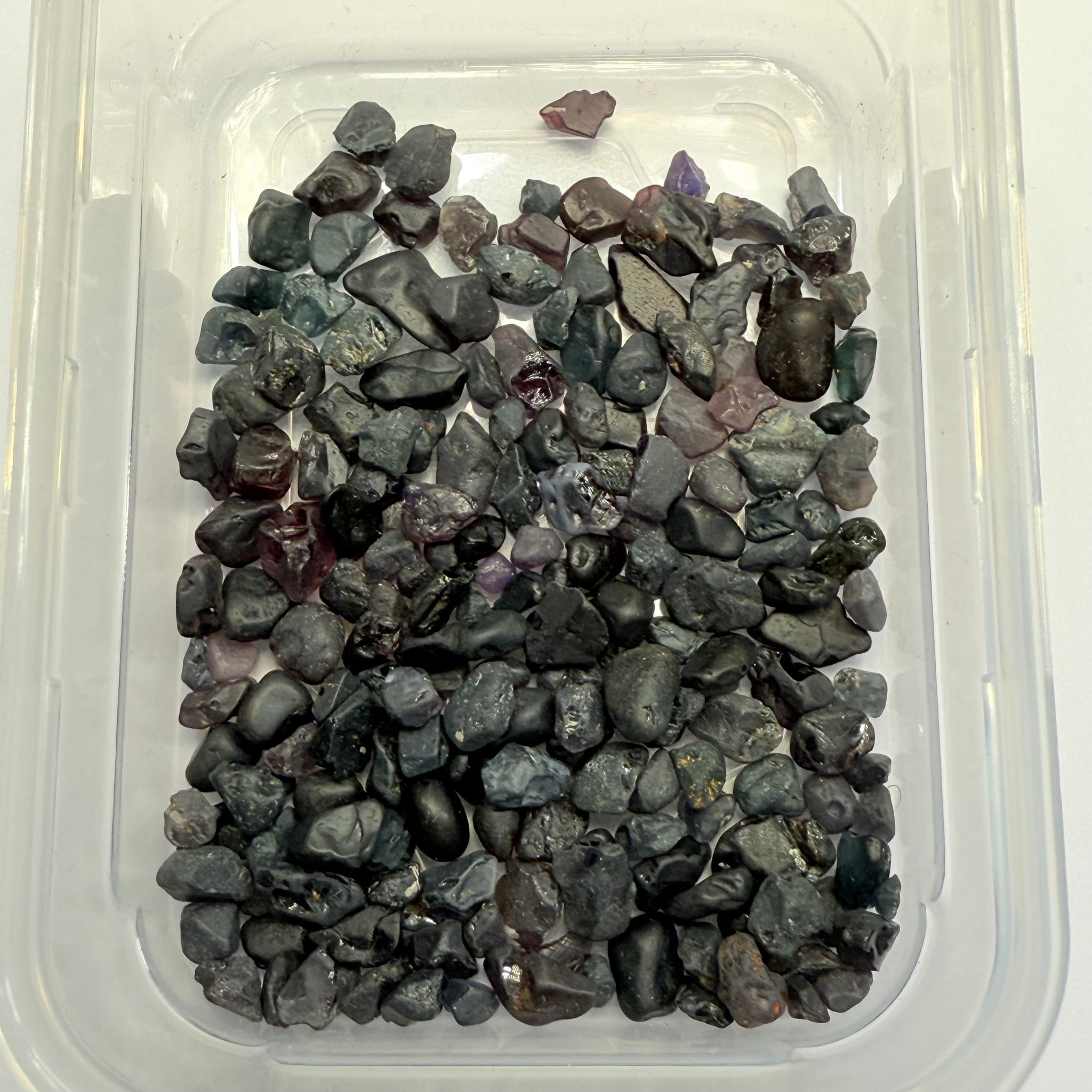 Very Dark Mozambique Spinel Lot, 57.40gm / 287ct, Mozambique, Untreated Unheated, very very dark, see all photos and vids. See pictures in hand to get exactly how dark the colour is