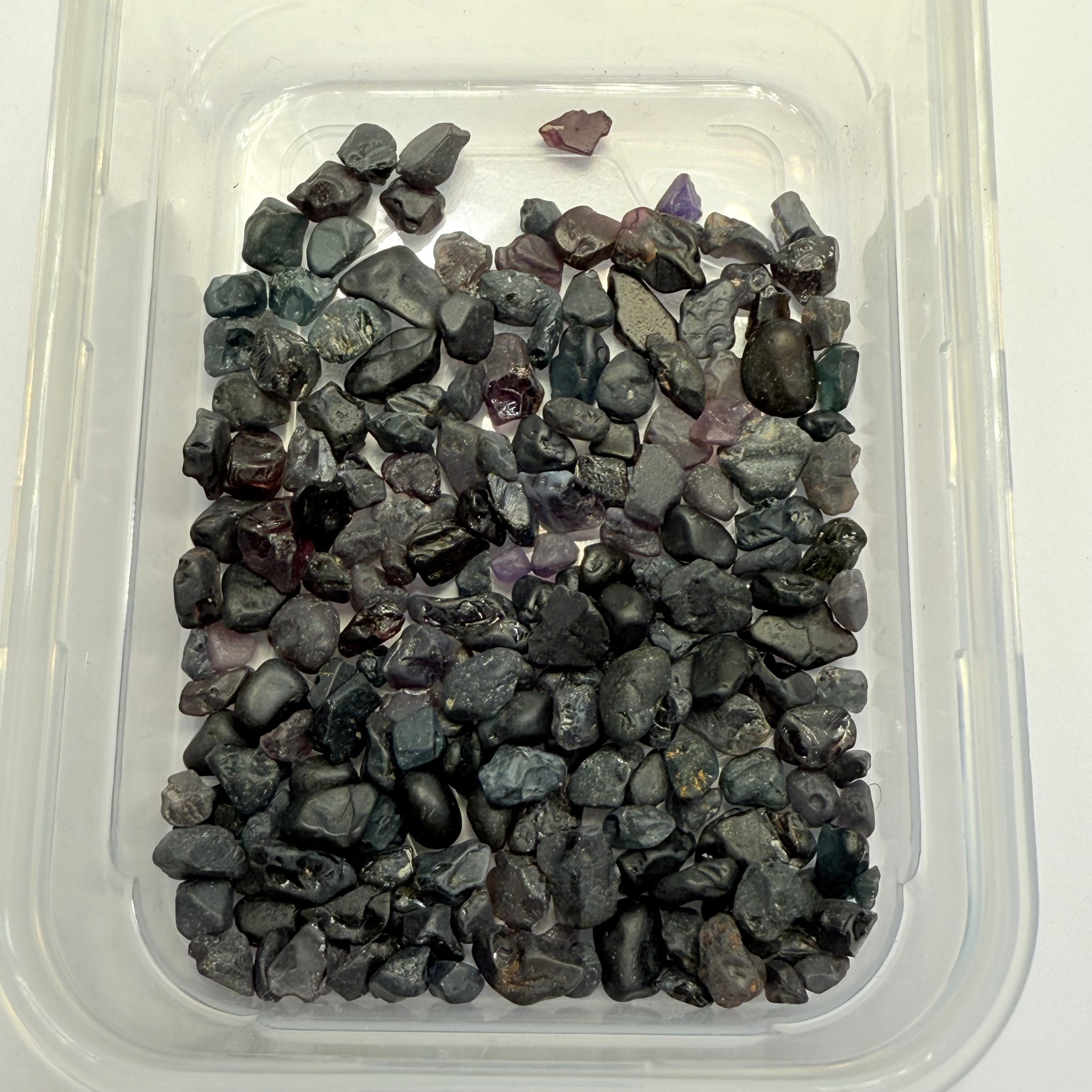 Very Dark Mozambique Spinel Lot, 57.40gm / 287ct, Mozambique, Untreated Unheated, very very dark, see all photos and vids. See pictures in hand to get exactly how dark the colour is