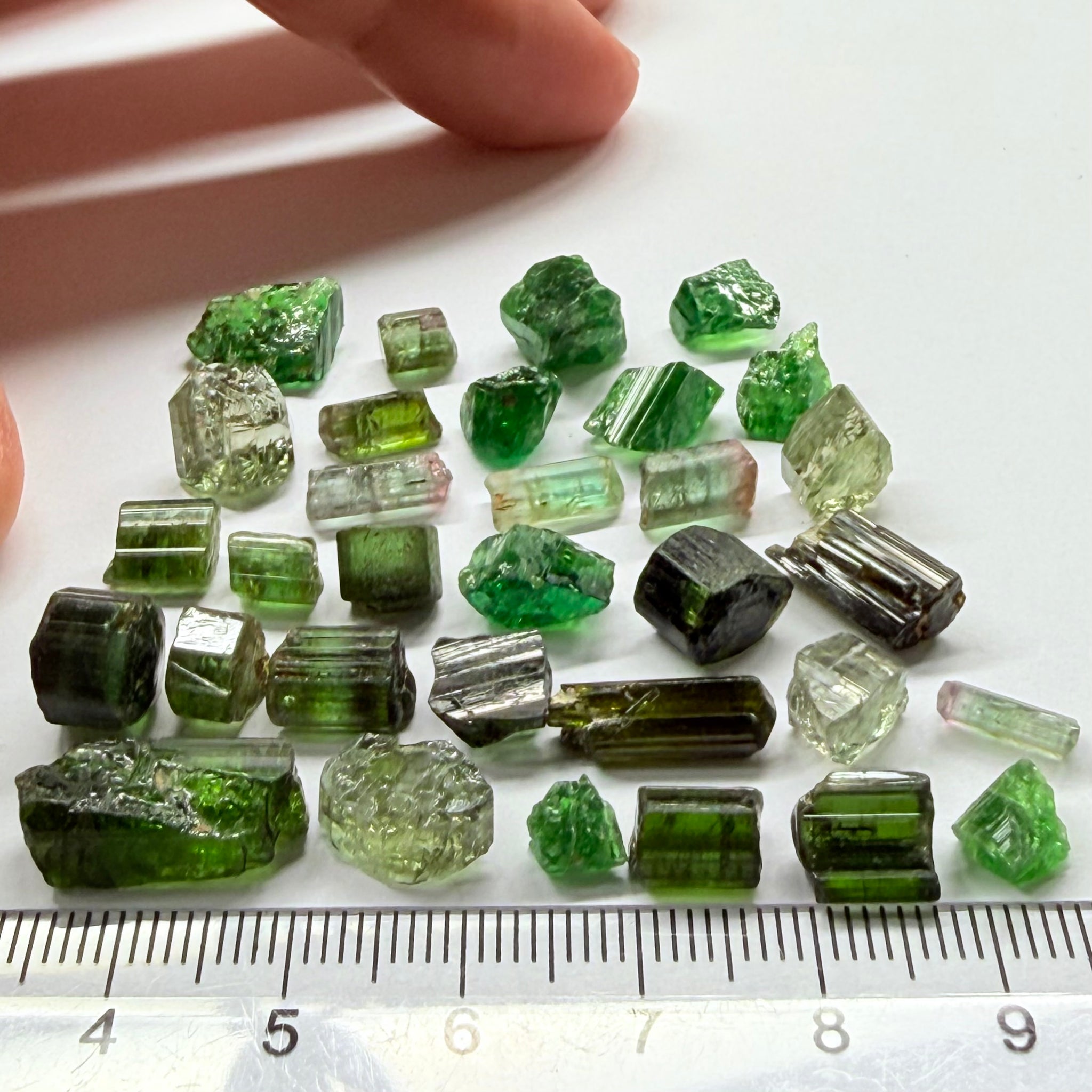 Tourmaline Crystal Specimen Lot from Landanai, 17.40gm / 87.00ct, Landanai, Tanzania, Untreated Unheated, specimen lot from the locale, not for faceting