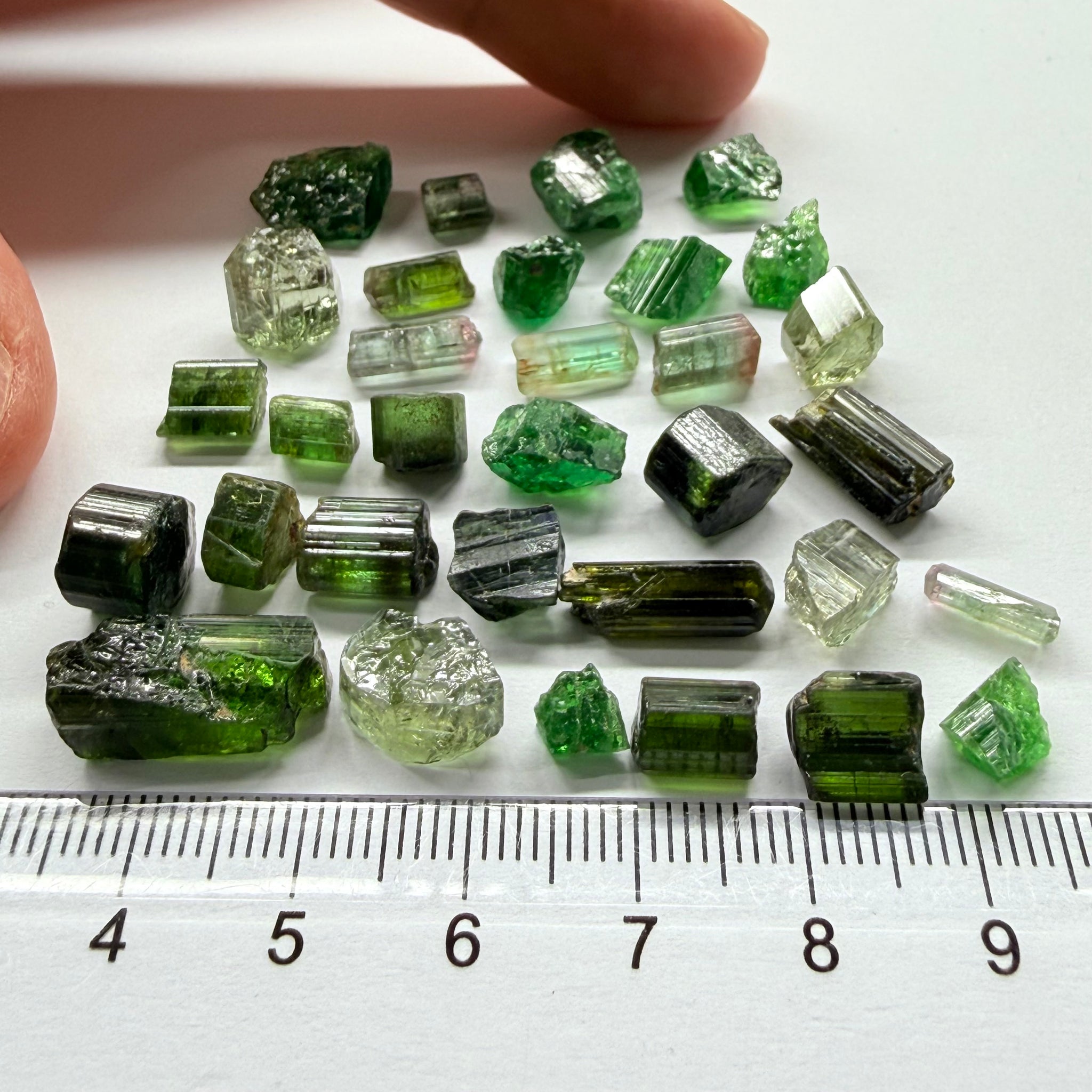 Tourmaline Crystal Specimen Lot from Landanai, 17.40gm / 87.00ct, Landanai, Tanzania, Untreated Unheated, specimen lot from the locale, not for faceting