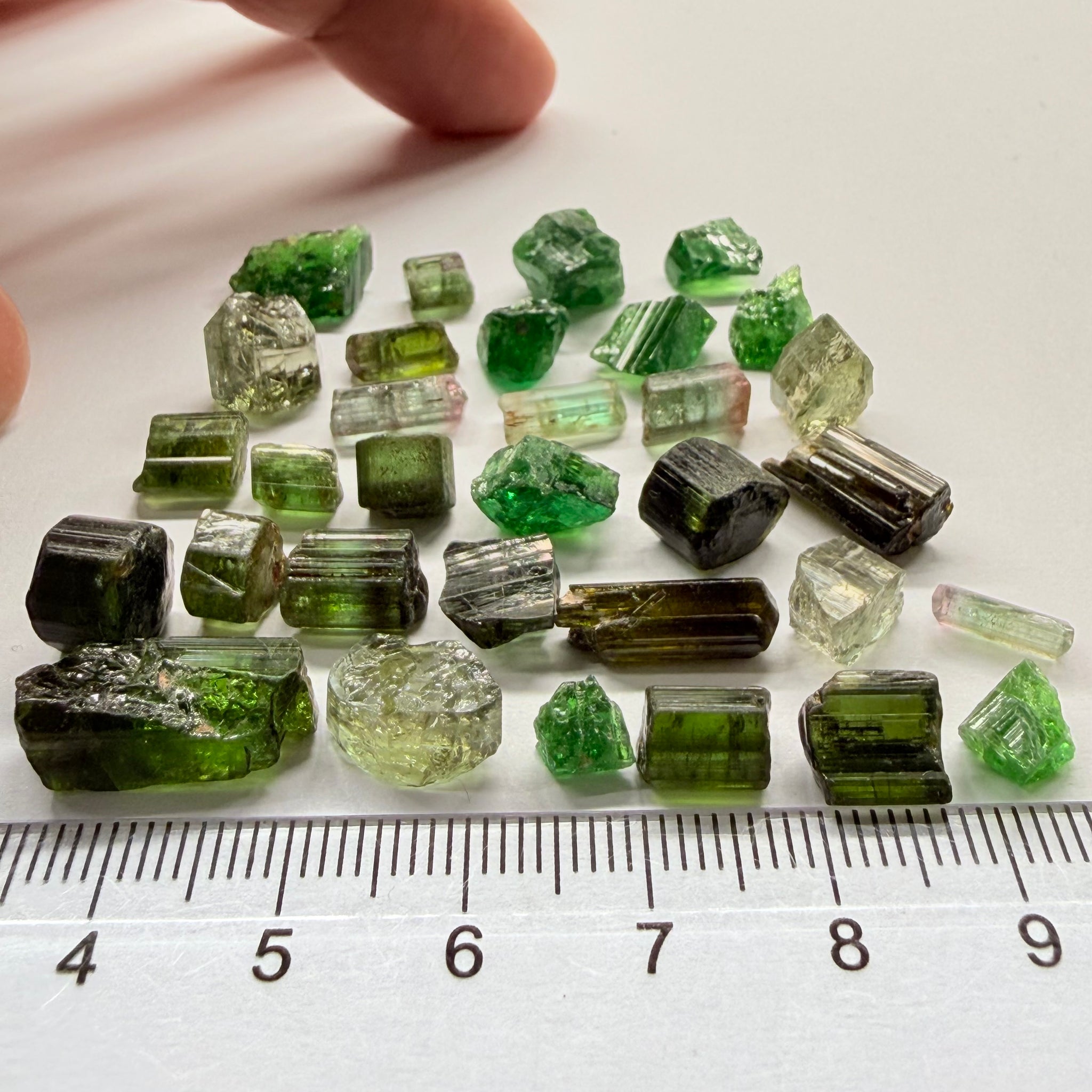 Tourmaline Crystal Specimen Lot from Landanai, 17.40gm / 87.00ct, Landanai, Tanzania, Untreated Unheated, specimen lot from the locale, not for faceting