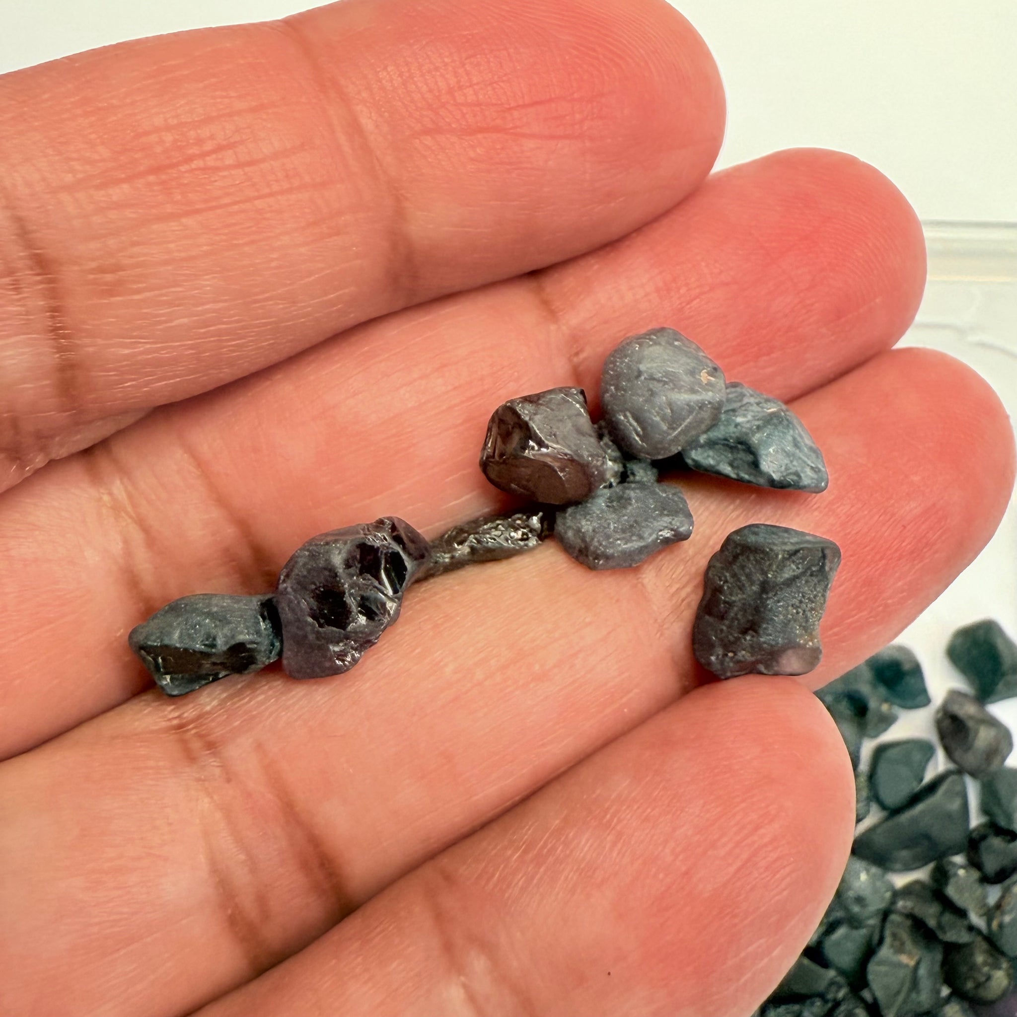 Very Dark Mozambique Spinel Lot, 57.40gm / 287ct, Mozambique, Untreated Unheated, very very dark, see all photos and vids. See pictures in hand to get exactly how dark the colour is