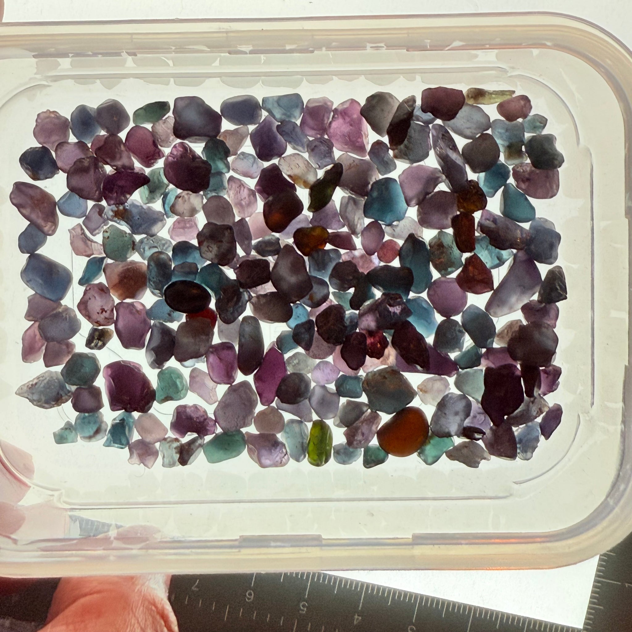 Very Dark Mozambique Spinel Lot, 57.40gm / 287ct, Mozambique, Untreated Unheated, very very dark, see all photos and vids. See pictures in hand to get exactly how dark the colour is