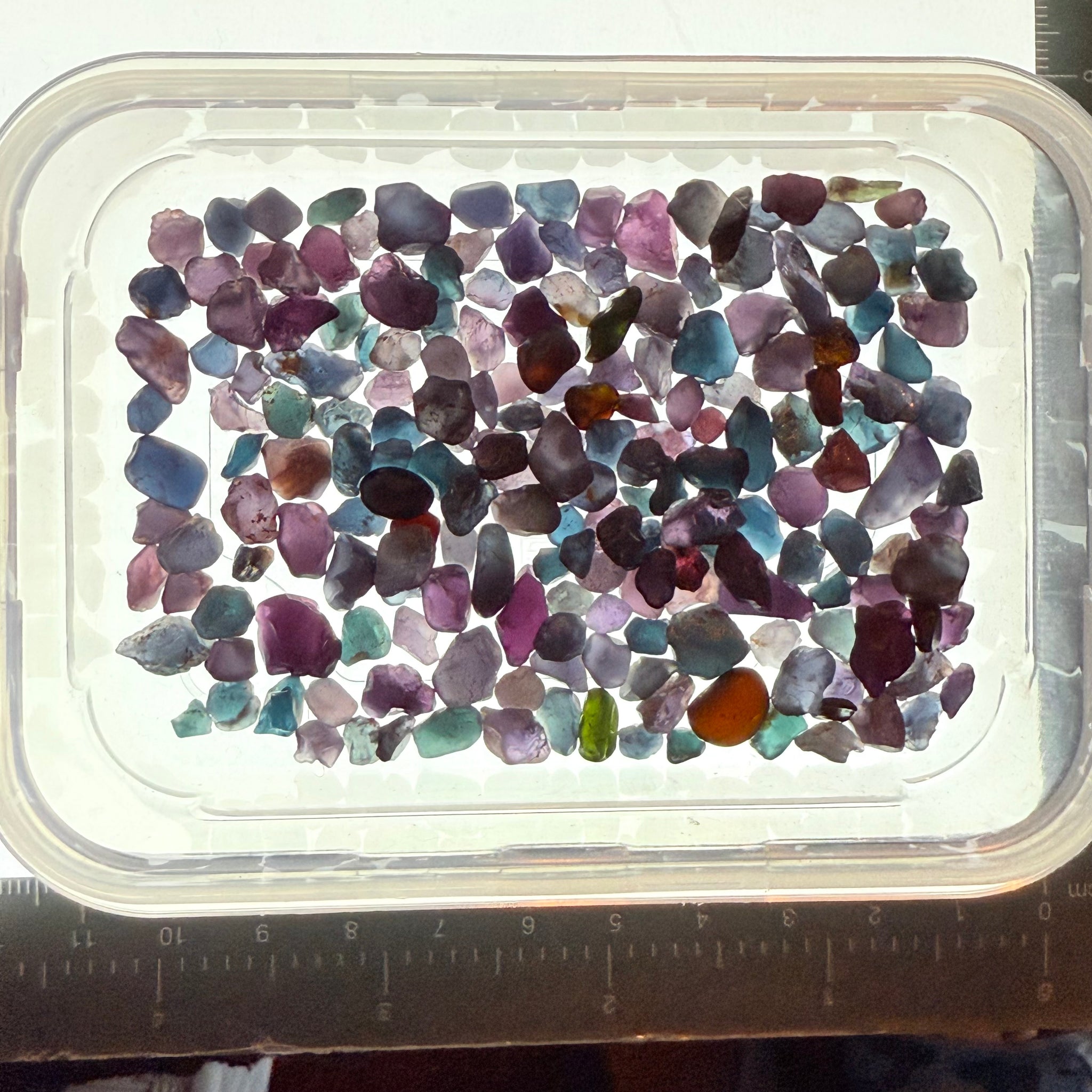 Very Dark Mozambique Spinel Lot, 57.40gm / 287ct, Mozambique, Untreated Unheated, very very dark, see all photos and vids. See pictures in hand to get exactly how dark the colour is