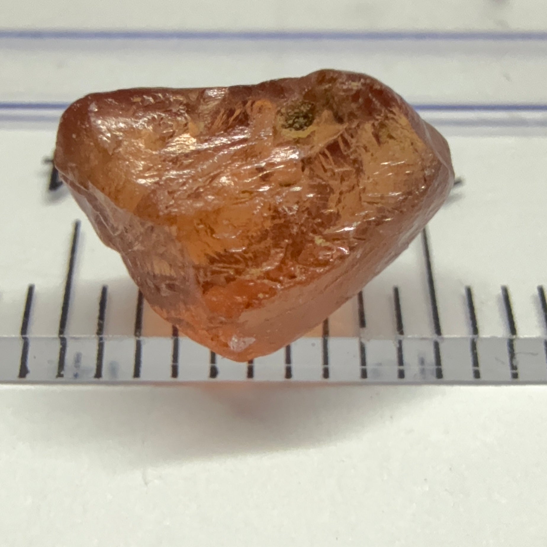Malaya Garnet, 3.27ct, Tanzania, Untreated Unheated. VVS - IF
