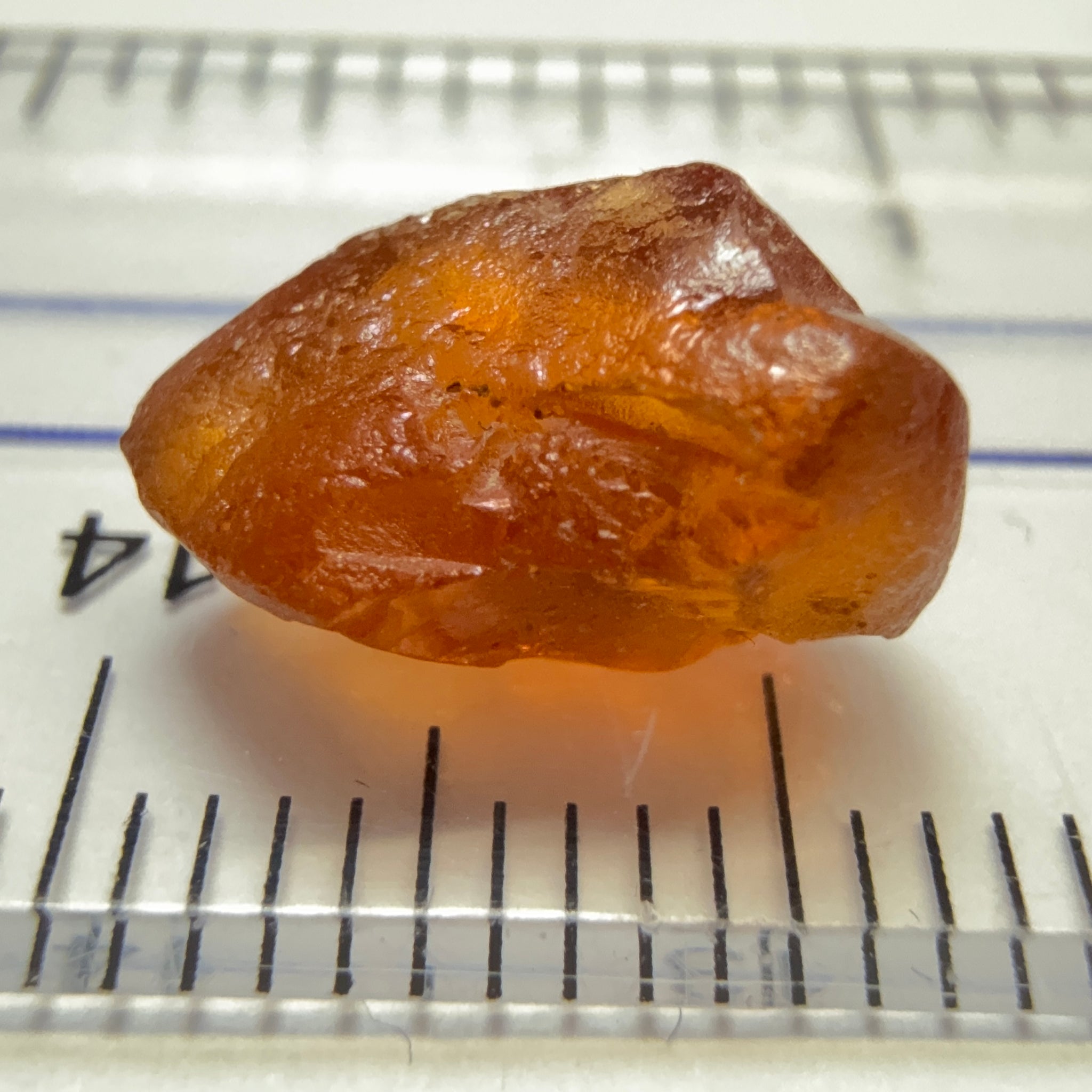 Malaya Garnet, 4.02ct, Tanzania, Untreated Unheated. VVS-IF