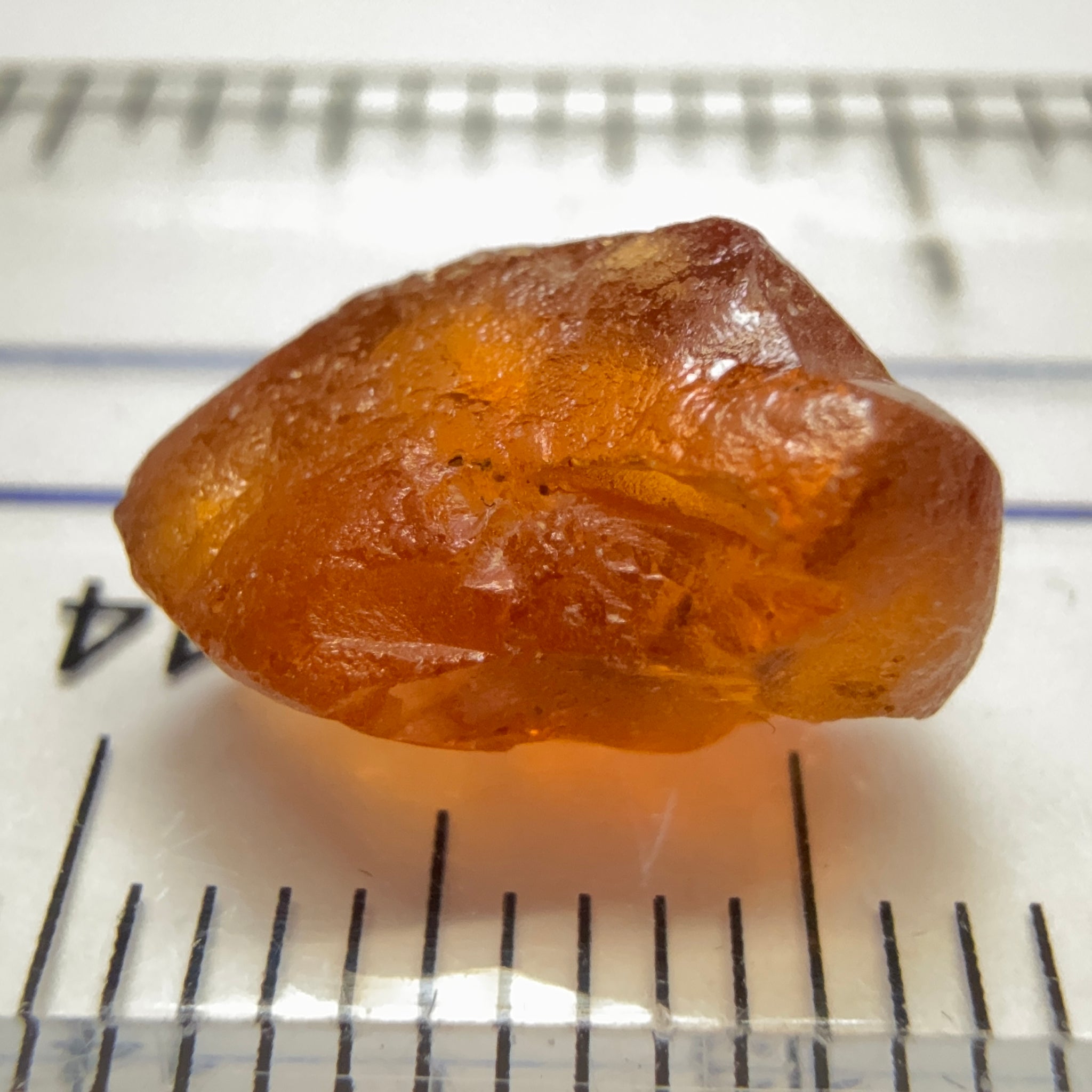 Malaya Garnet, 4.02ct, Tanzania, Untreated Unheated. VVS-IF