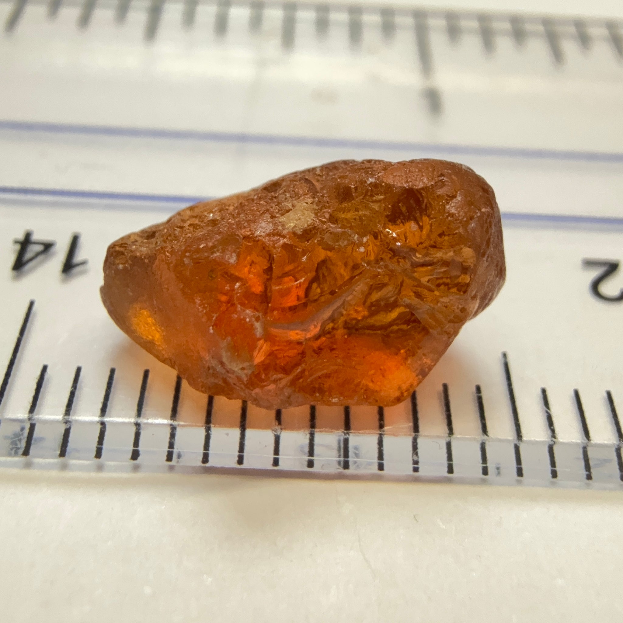 Malaya Garnet, 4.02ct, Tanzania, Untreated Unheated. VVS-IF