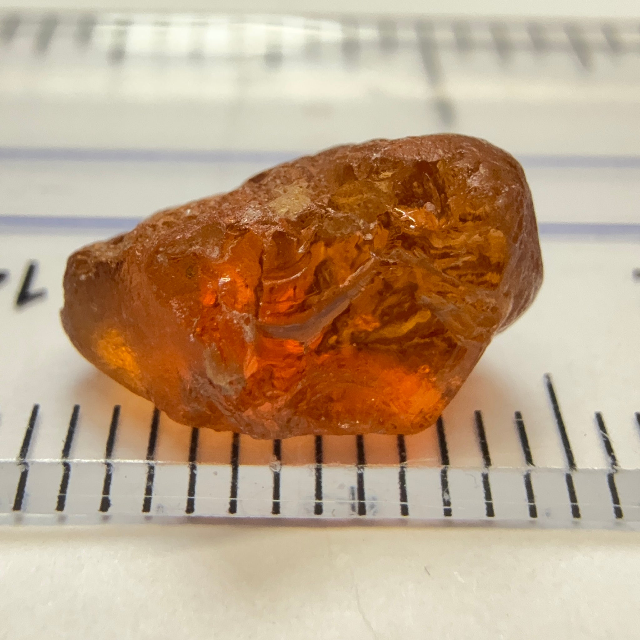 Malaya Garnet, 4.02ct, Tanzania, Untreated Unheated. VVS-IF