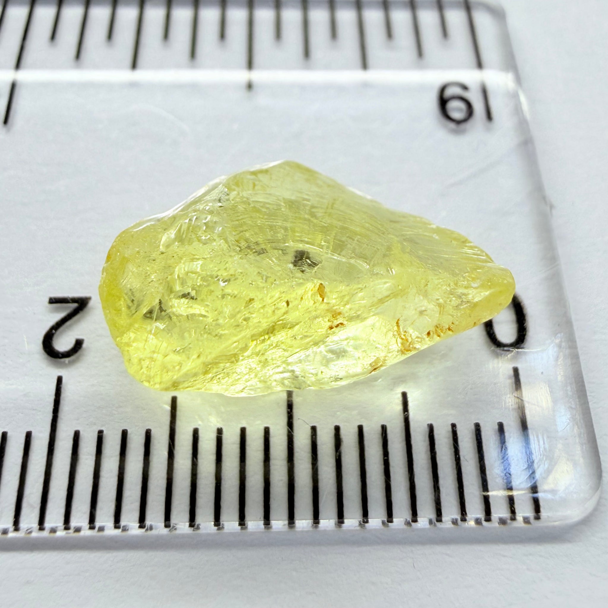 Danburite, 8.28ct, Tanzania, Untreated Unheated, fine needles inside, slightly flattish shape