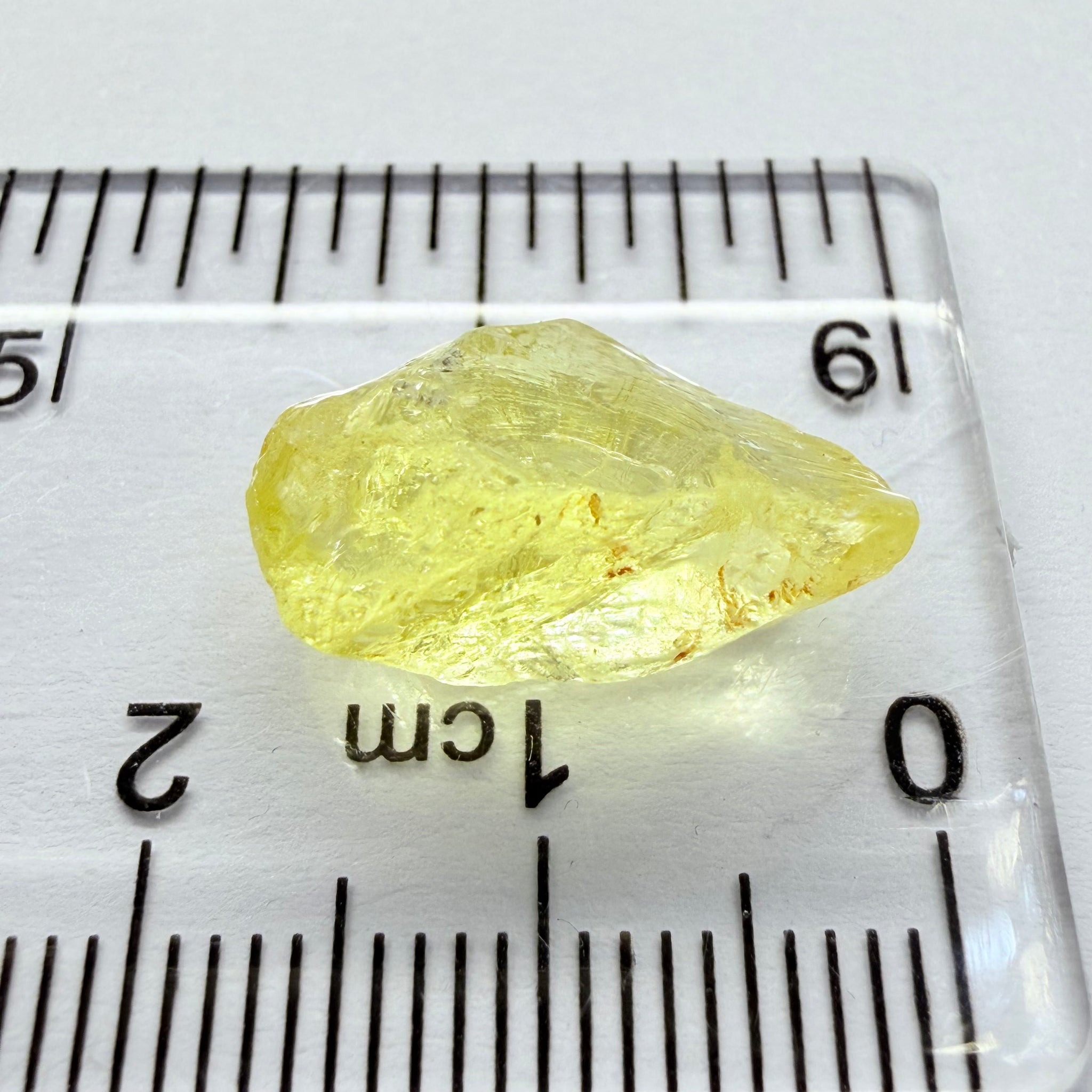 Danburite, 8.28ct, Tanzania, Untreated Unheated, fine needles inside, slightly flattish shape