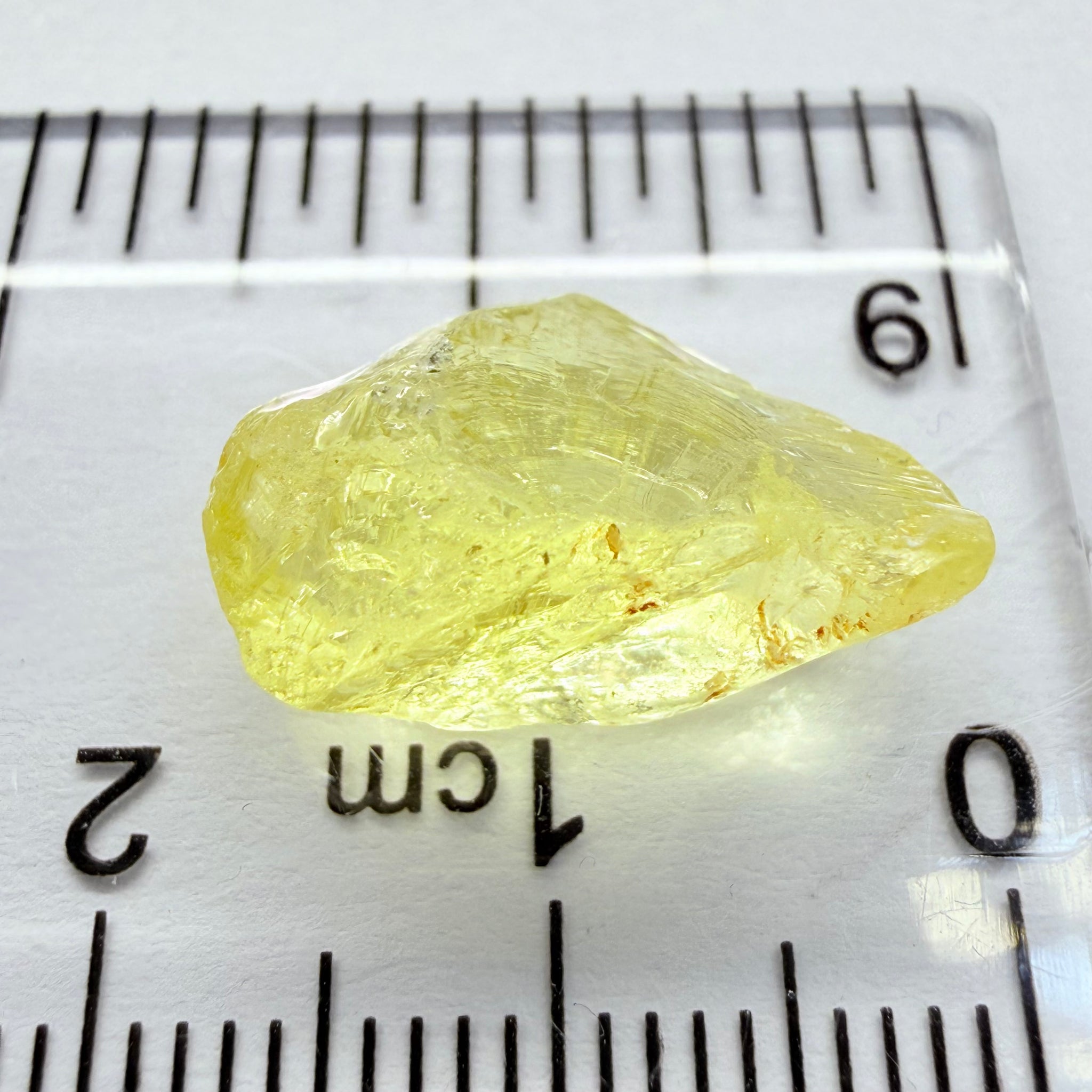 Danburite, 8.28ct, Tanzania, Untreated Unheated, fine needles inside, slightly flattish shape
