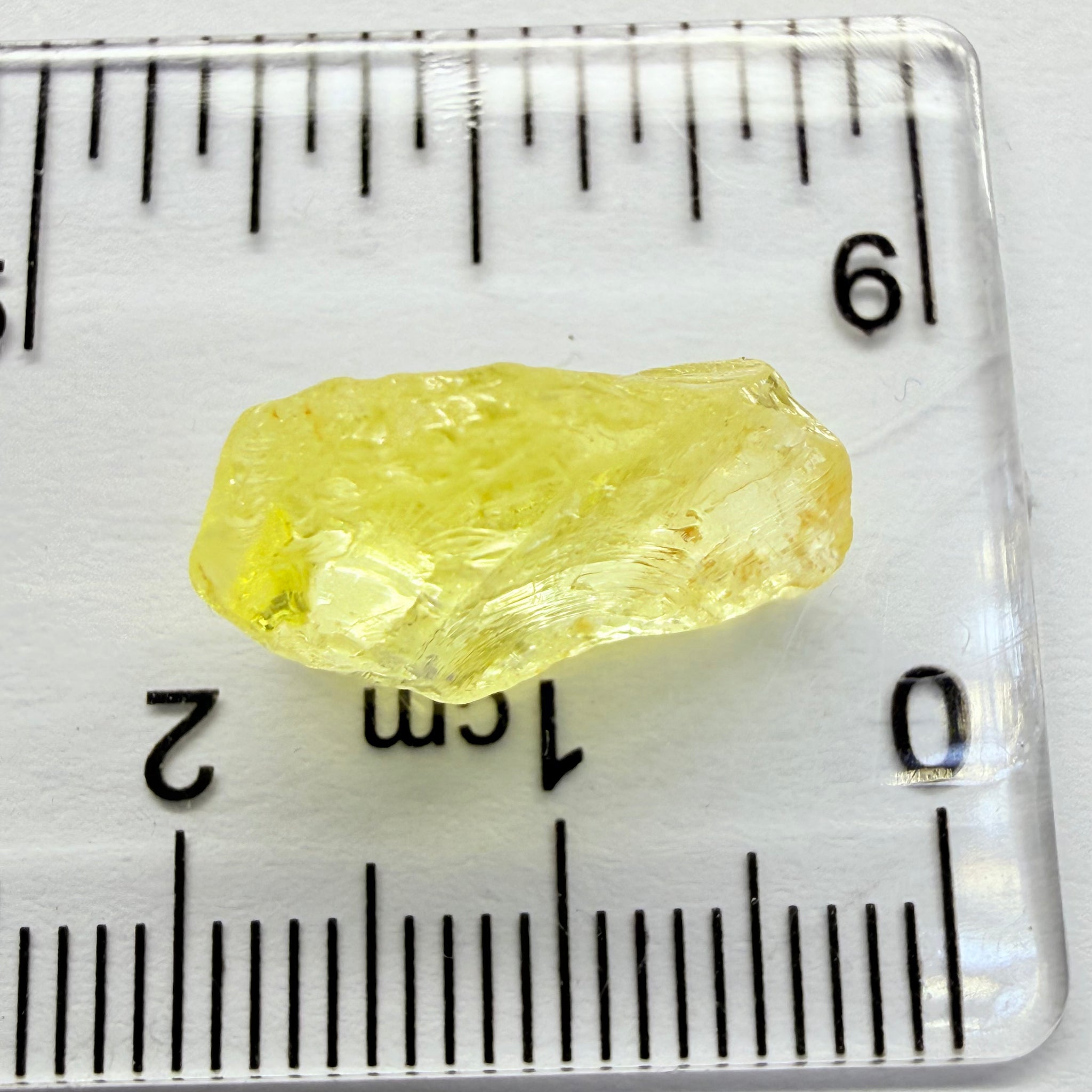 Danburite, 8.28ct, Tanzania, Untreated Unheated, fine needles inside, slightly flattish shape