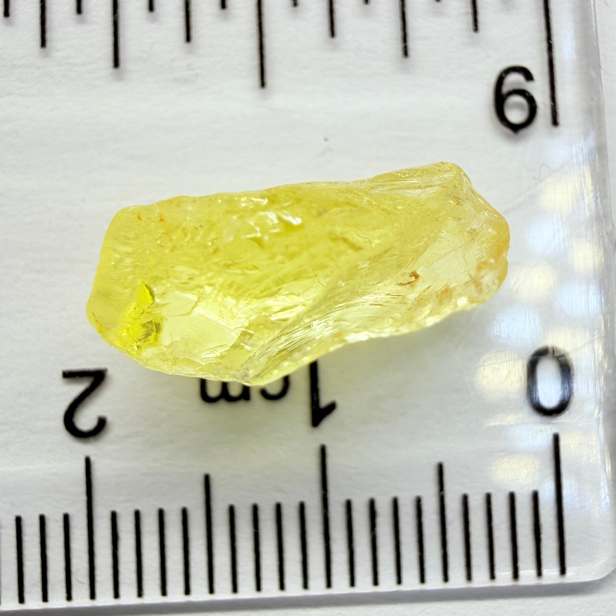 Danburite, 8.28ct, Tanzania, Untreated Unheated, fine needles inside, slightly flattish shape