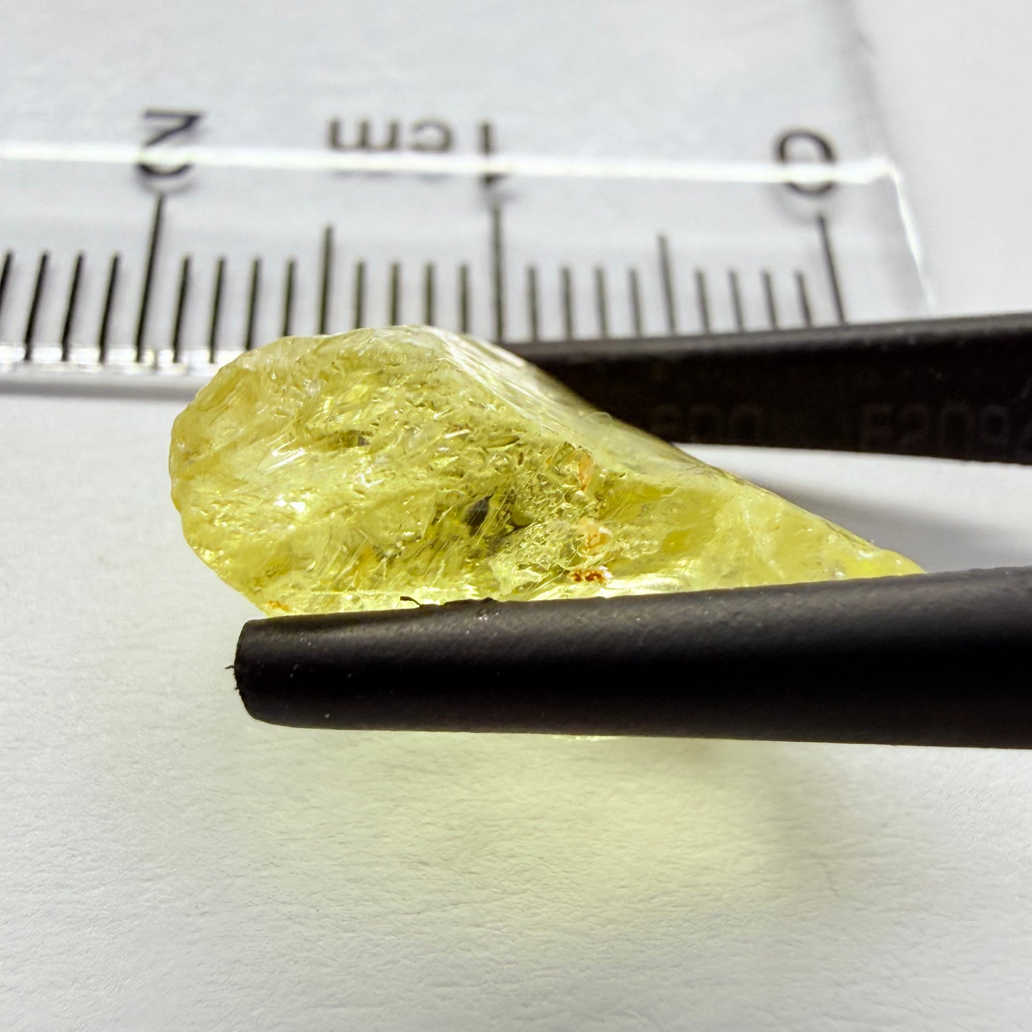 Danburite, 8.28ct, Tanzania, Untreated Unheated, fine needles inside, slightly flattish shape