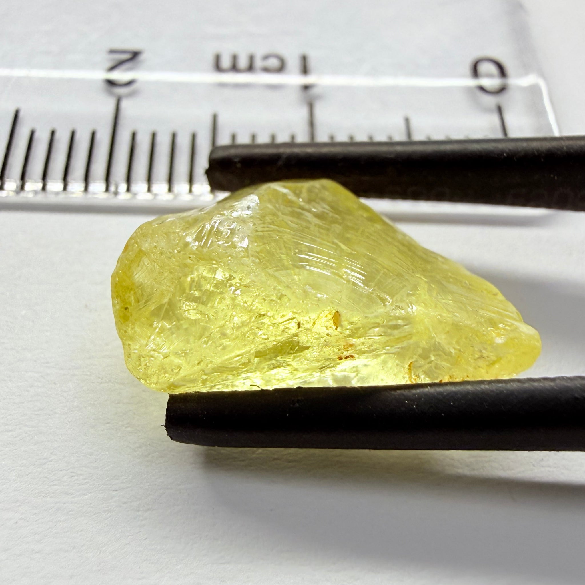 Danburite, 8.28ct, Tanzania, Untreated Unheated, fine needles inside, slightly flattish shape