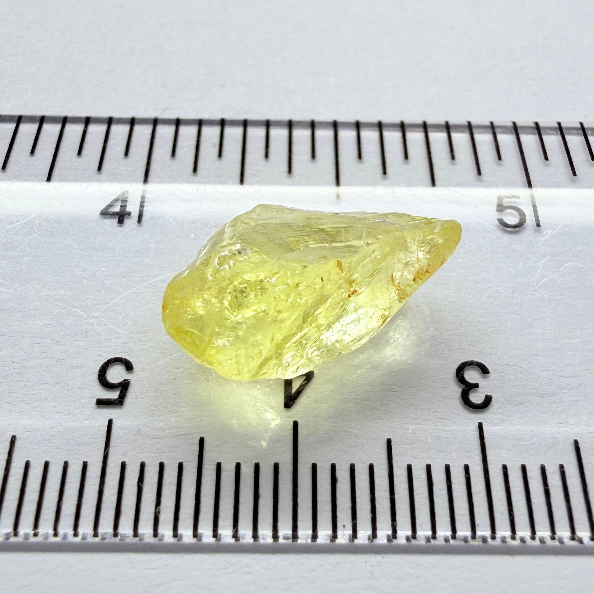 Danburite, 8.28ct, Tanzania, Untreated Unheated, fine needles inside, slightly flattish shape