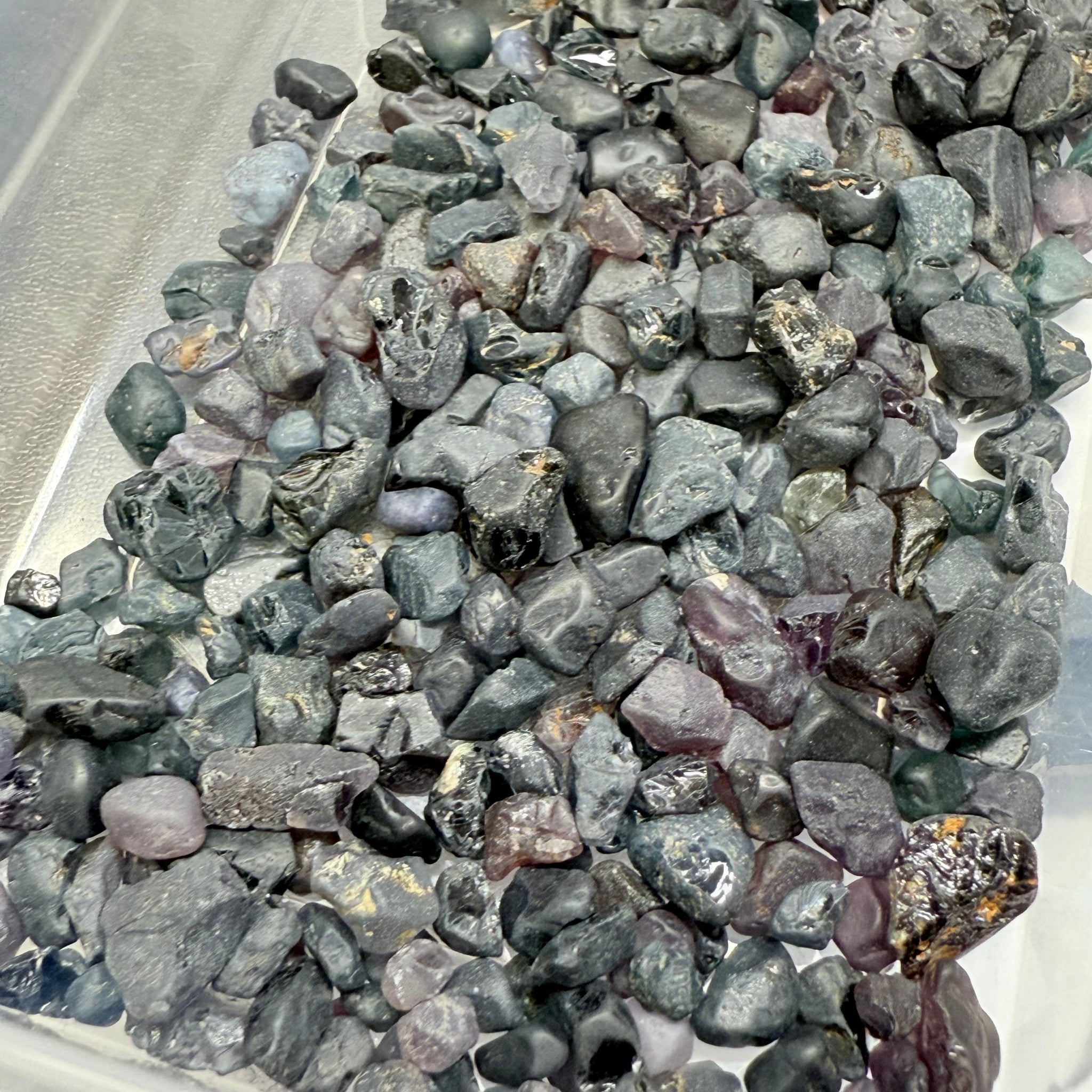 Very Dark Mozambique Spinel Lot, 57.80gm / 289ct, Mozambique, Untreated Unheated, very very dark, see all photos