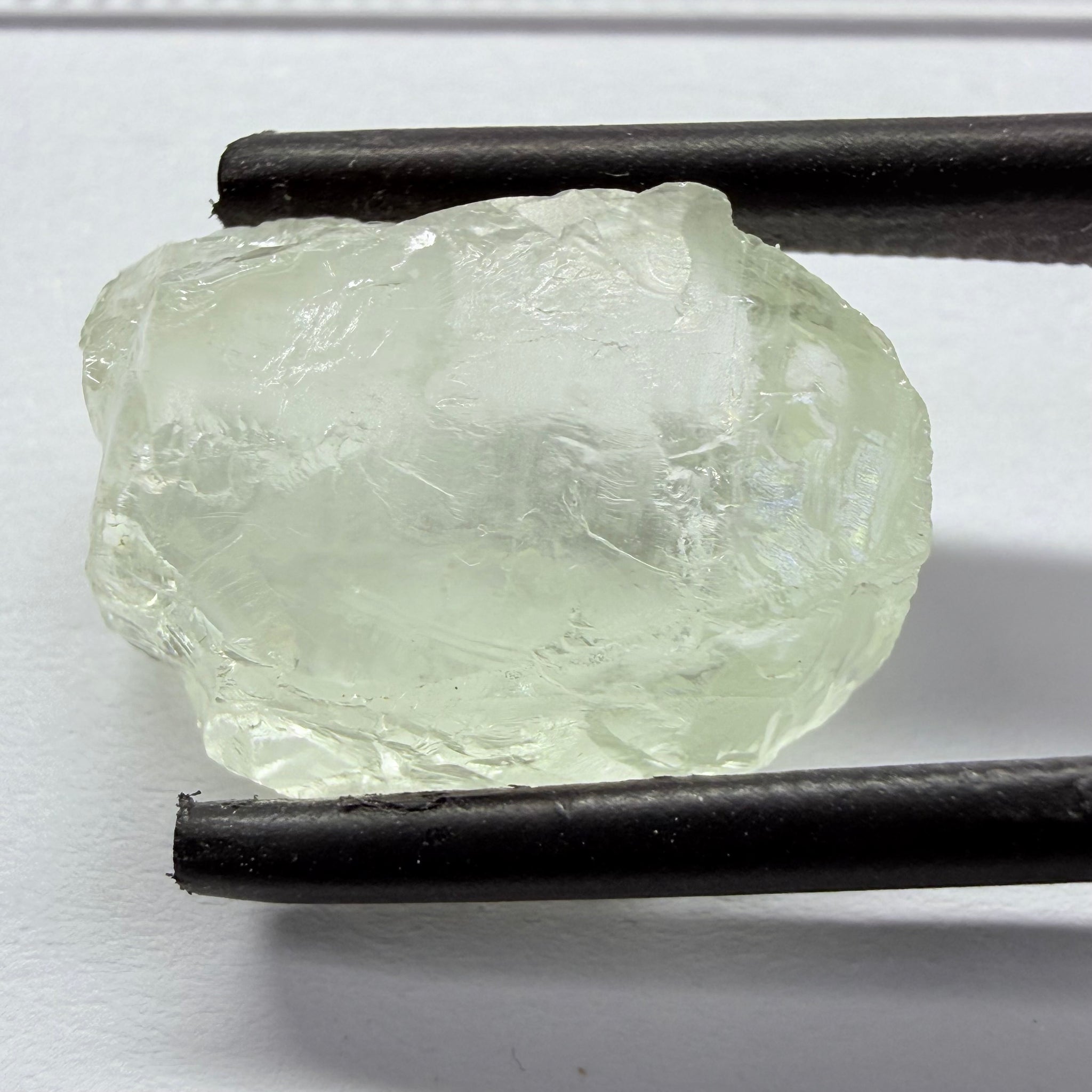 Colourless Beryl, 11.65ct, Loliondo, Tanzania, Untreated Unheated, slightly milky, flattish shape, vs