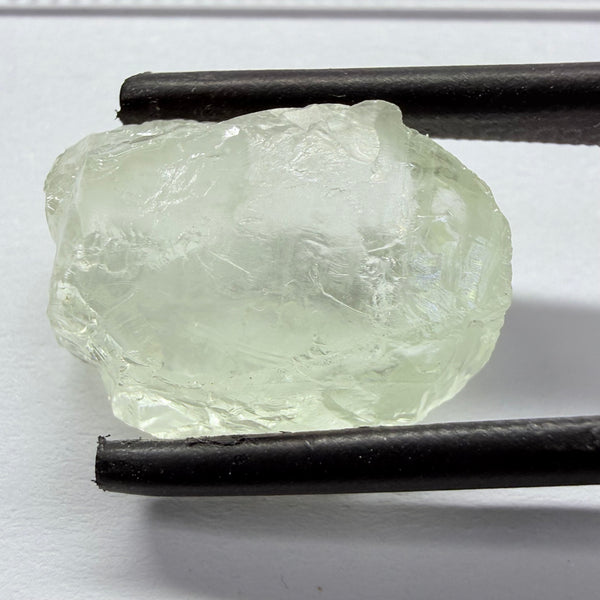 Colourless Beryl, 11.65ct, Loliondo, Tanzania, Untreated Unheated, slightly milky, flattish shape, vs