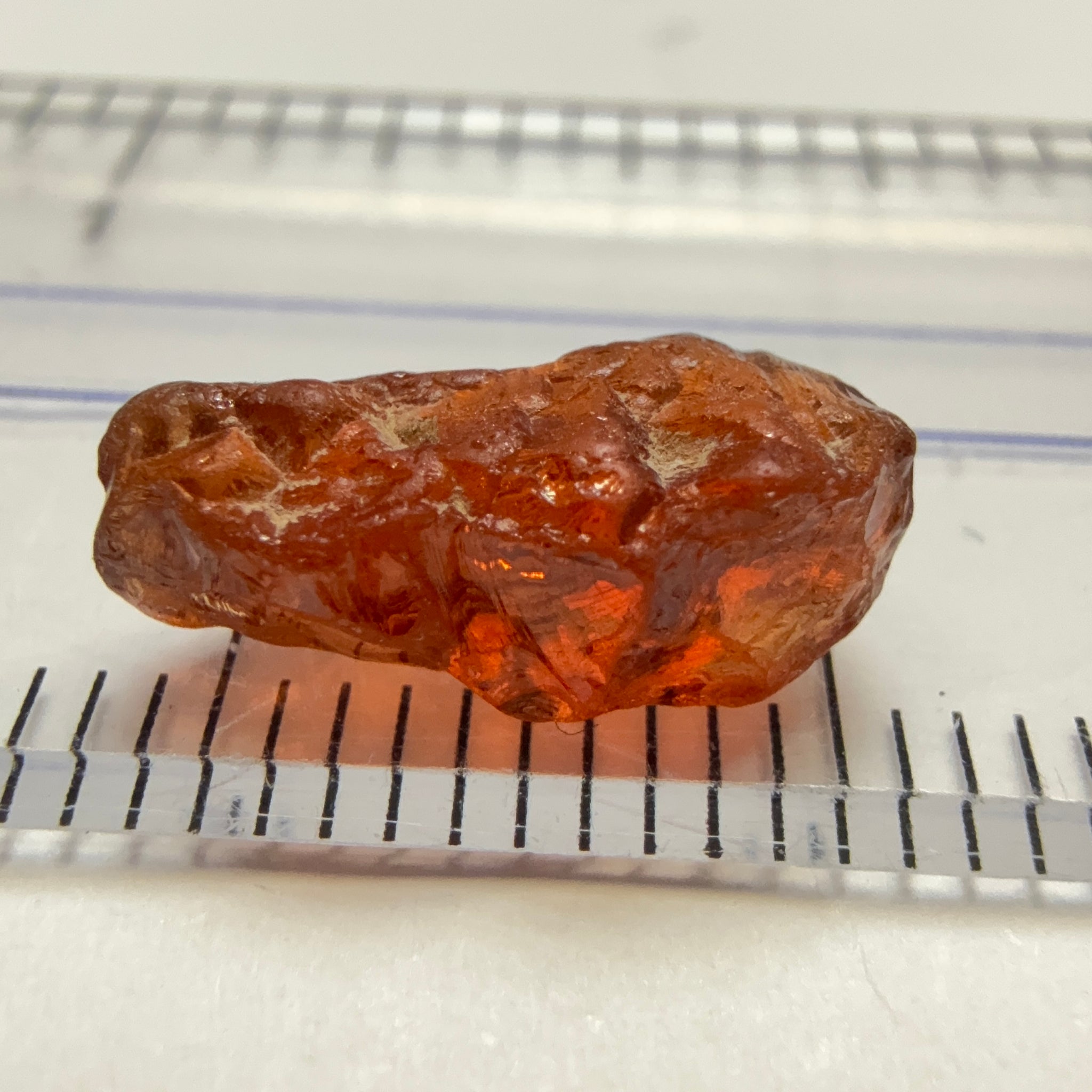 Malaya Garnet, 3.73ct, Tanzania, Untreated Unheated. VS, challenging shape