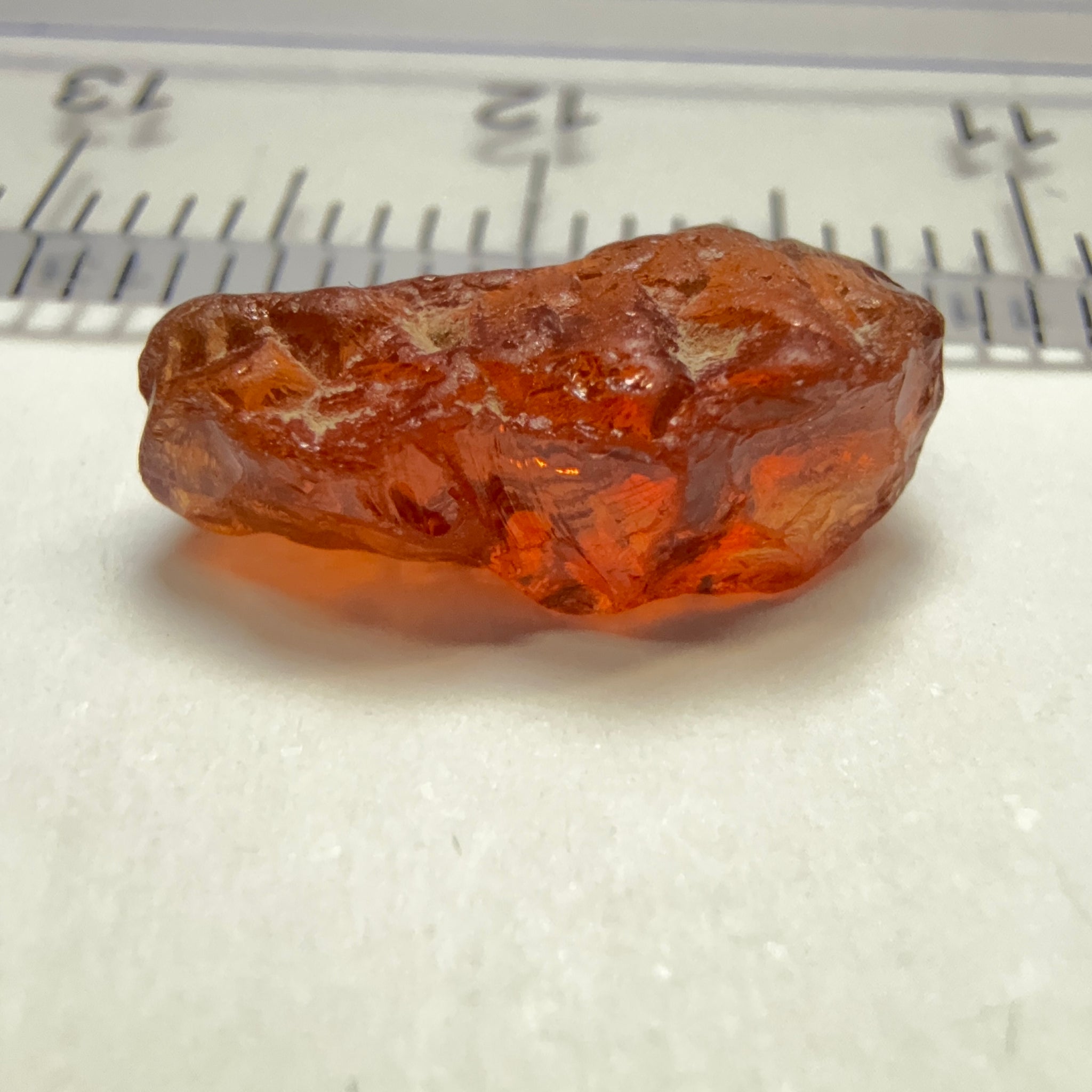 Malaya Garnet, 3.73ct, Tanzania, Untreated Unheated. VS, challenging shape