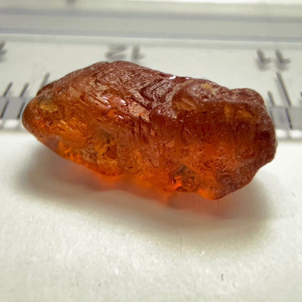 Malaya Garnet, 3.73ct, Tanzania, Untreated Unheated. VS, challenging shape