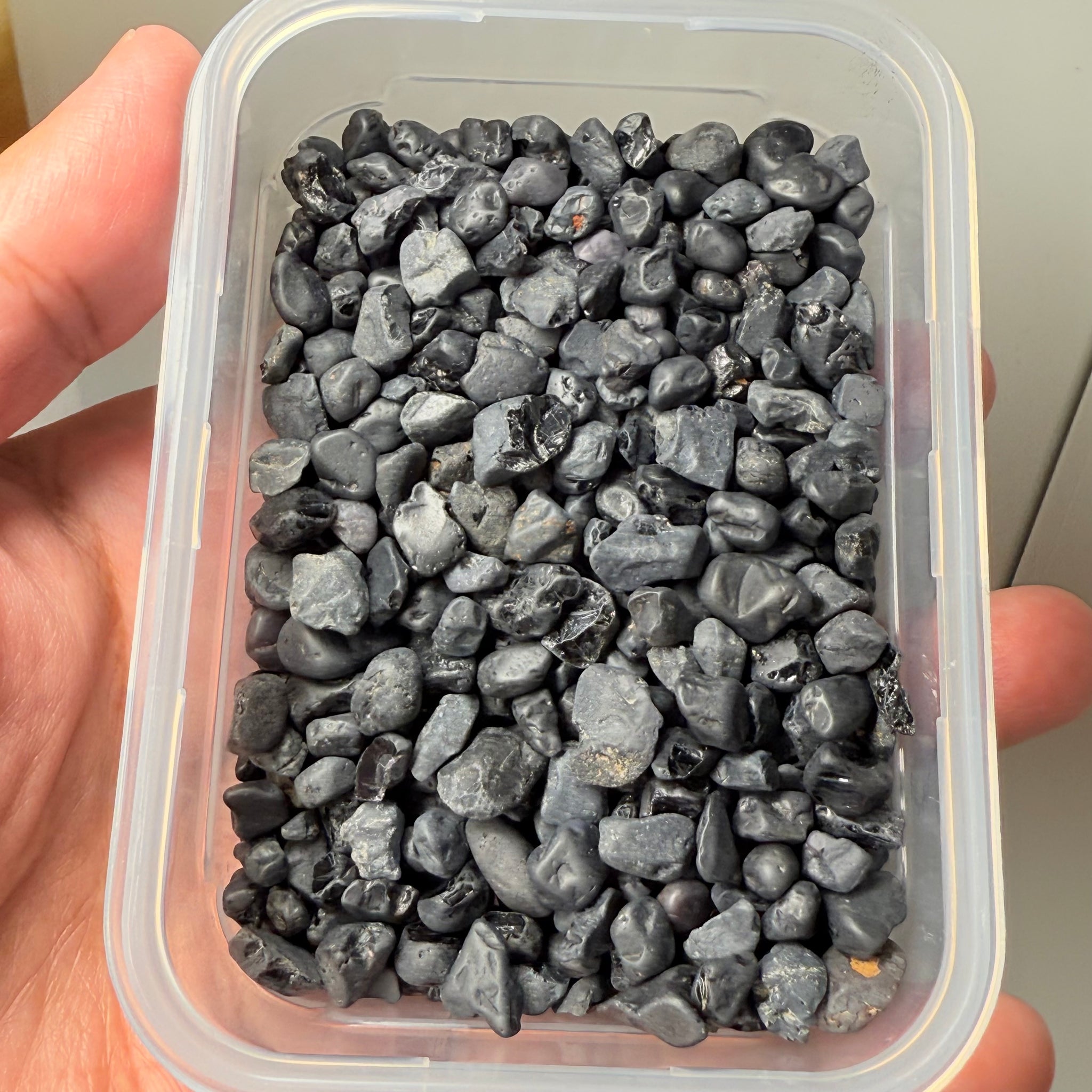 Very Dark Mozambique Black Spinels Lot, 238gm / 1190ct, Mozambique, Untreated Unheated